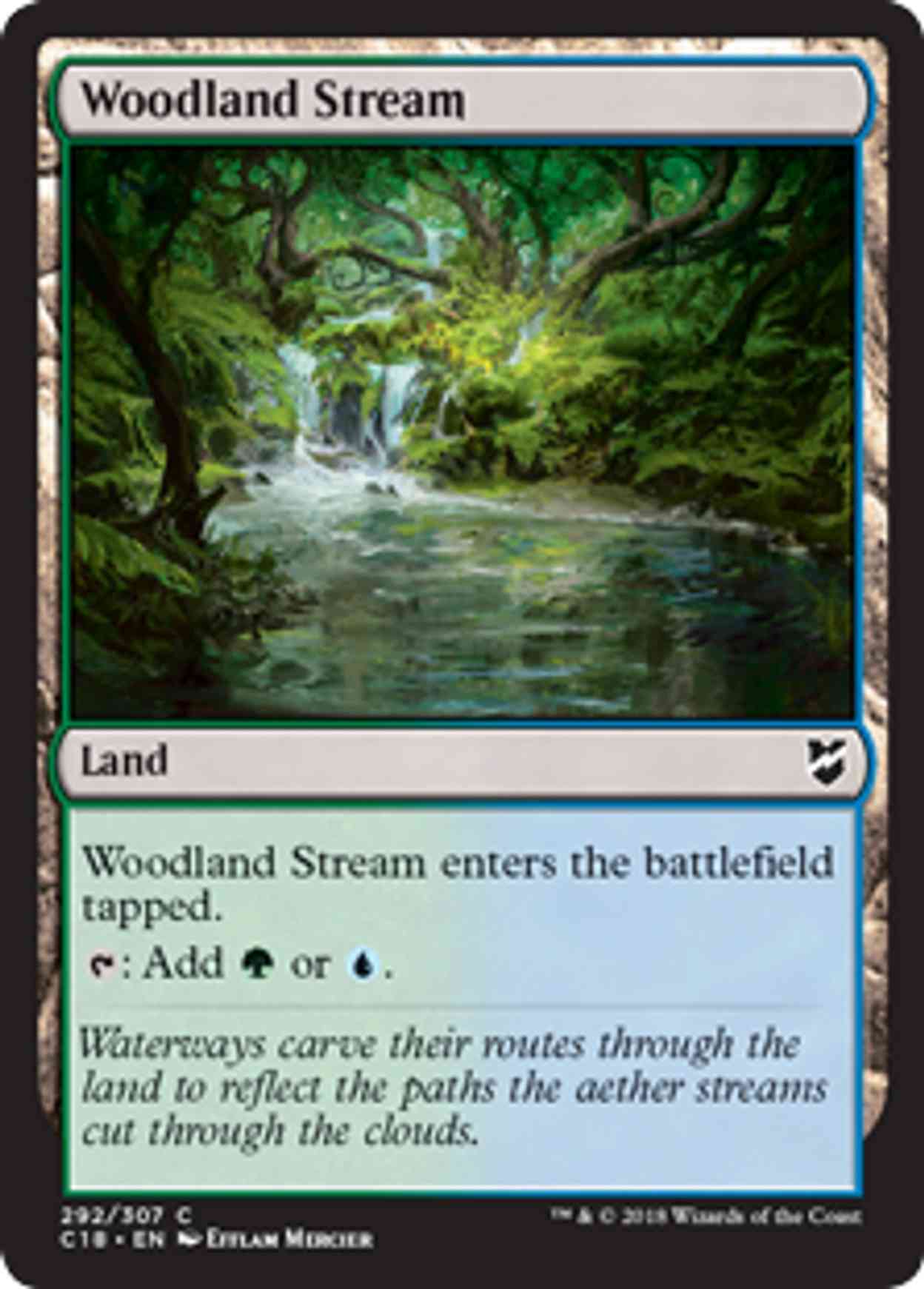 Woodland Stream magic card front