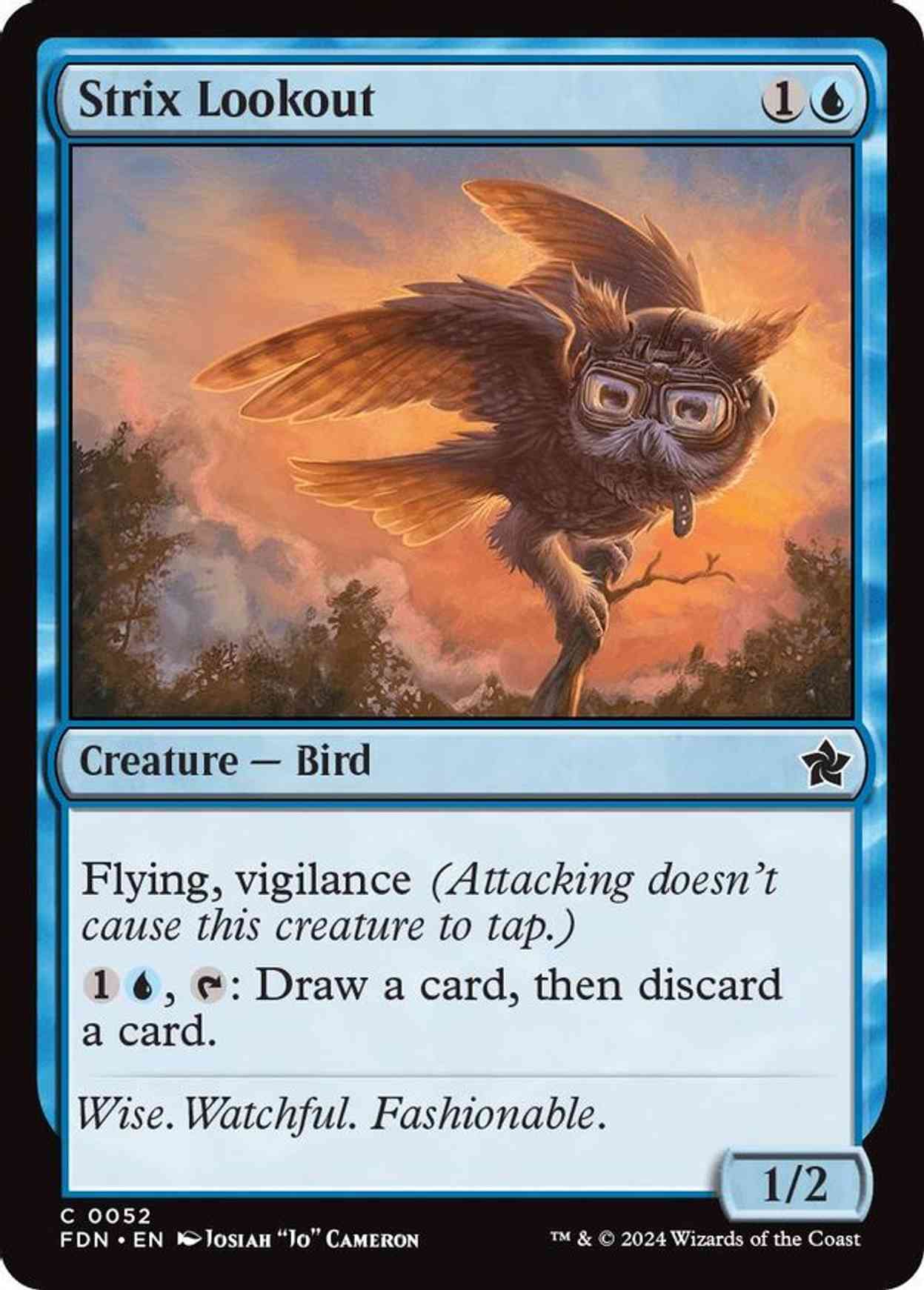Strix Lookout magic card front