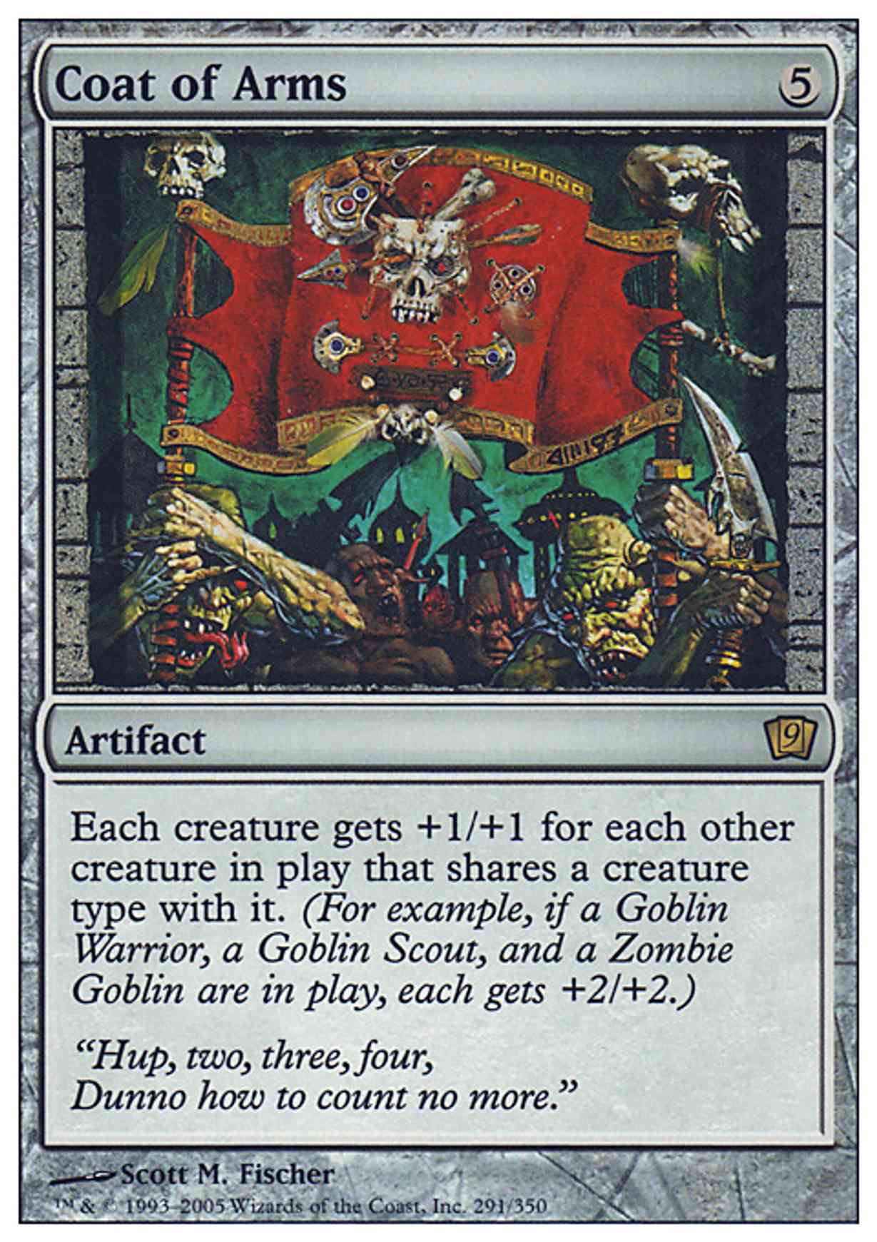 Coat of Arms magic card front