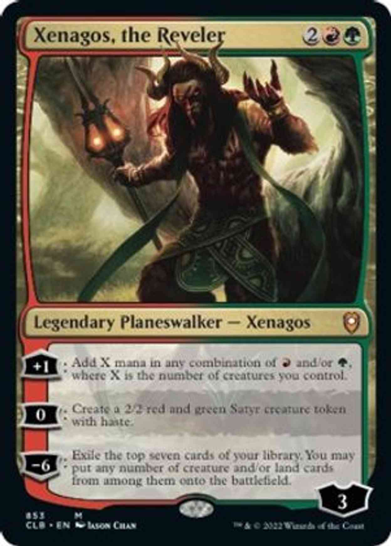 Xenagos, the Reveler magic card front