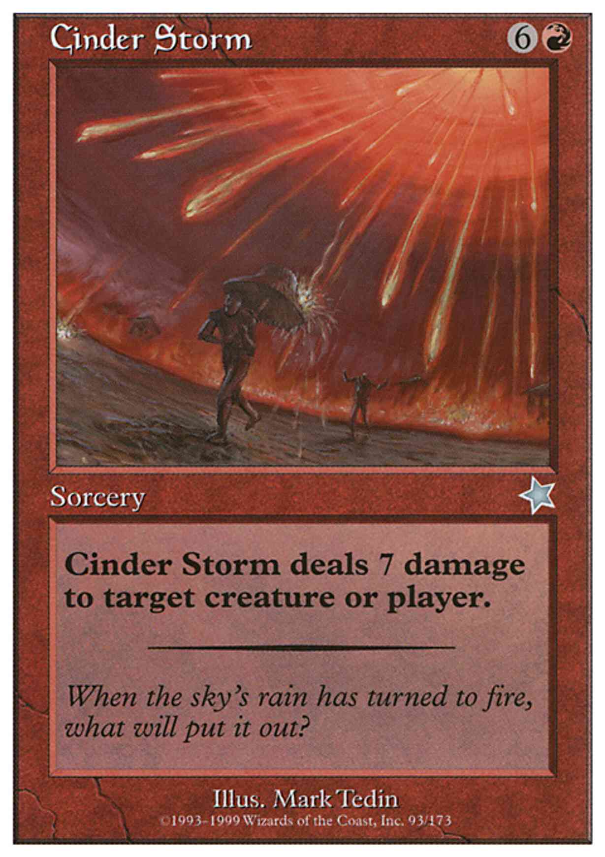 Cinder Storm magic card front