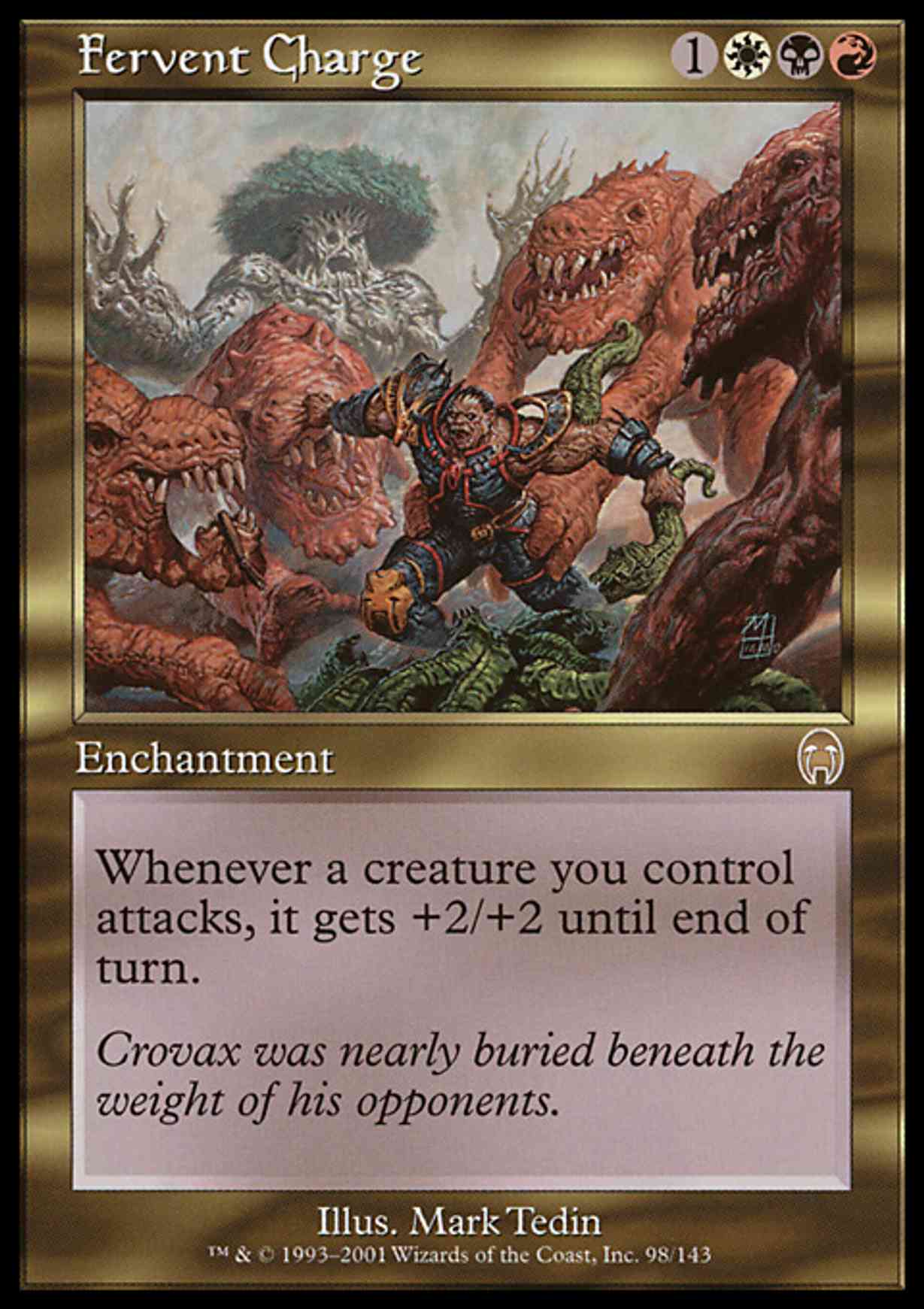 Fervent Charge magic card front