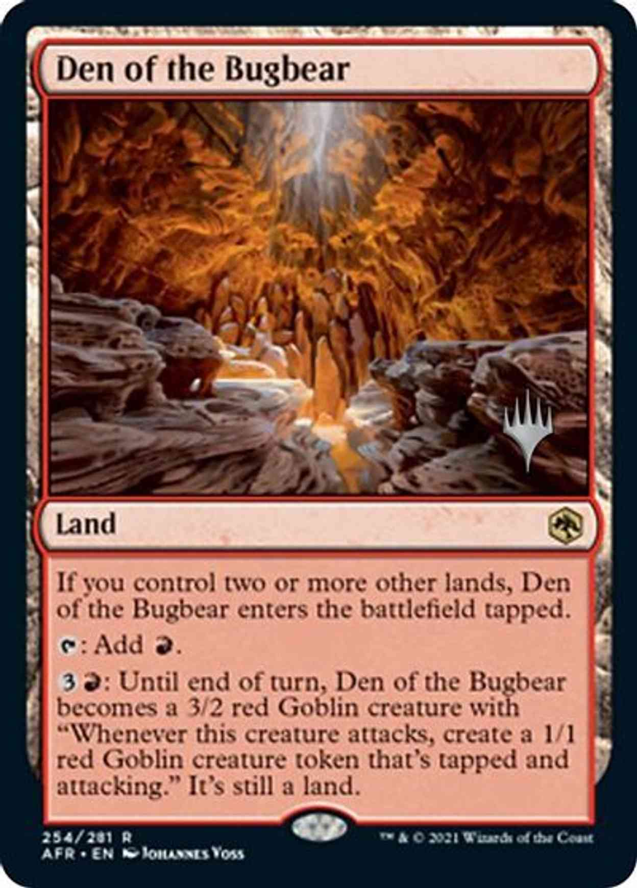 Den of the Bugbear magic card front