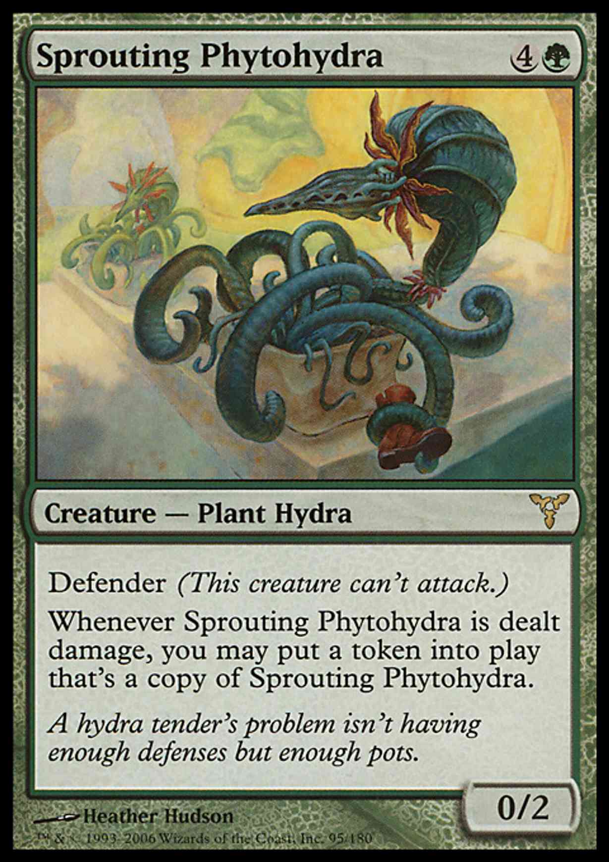 Sprouting Phytohydra magic card front
