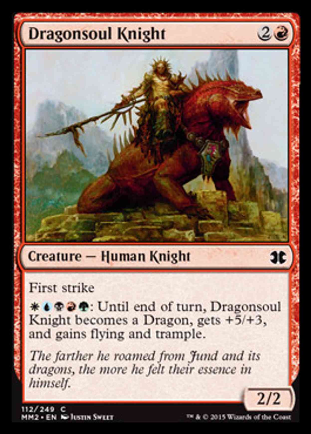 Dragonsoul Knight magic card front