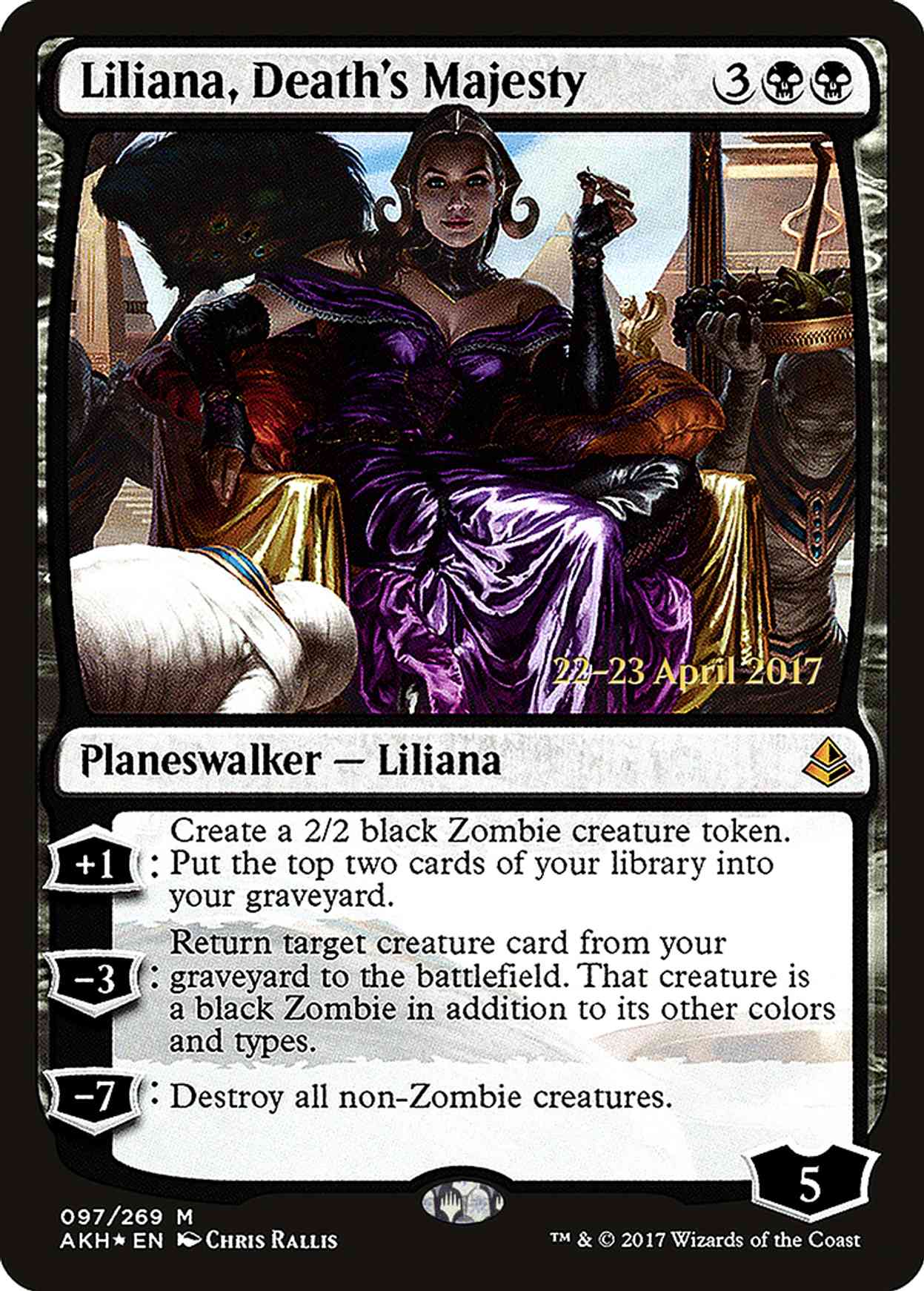 Liliana, Death's Majesty magic card front