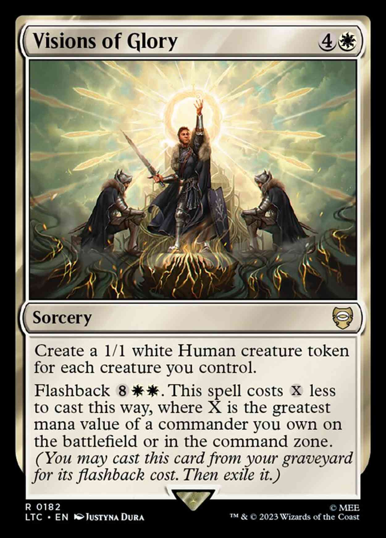 Visions of Glory magic card front