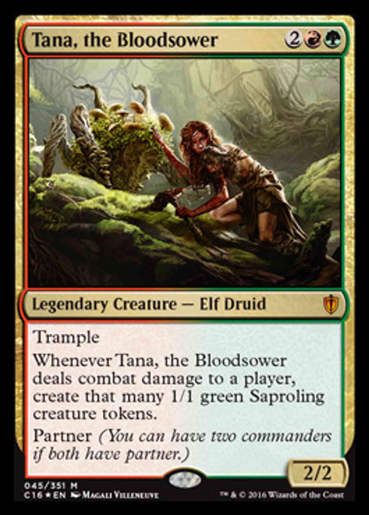 Tana, the Bloodsower magic card front