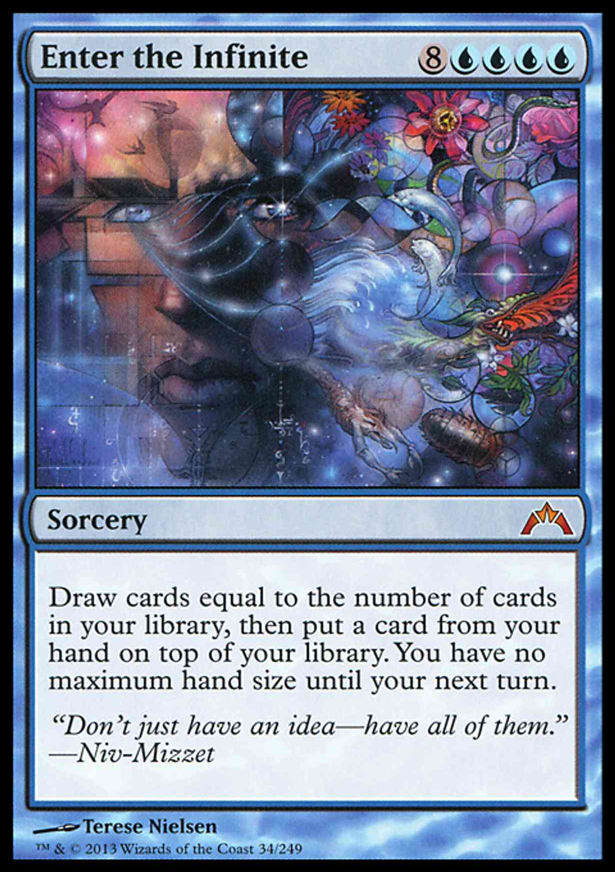 Enter the Infinite magic card front