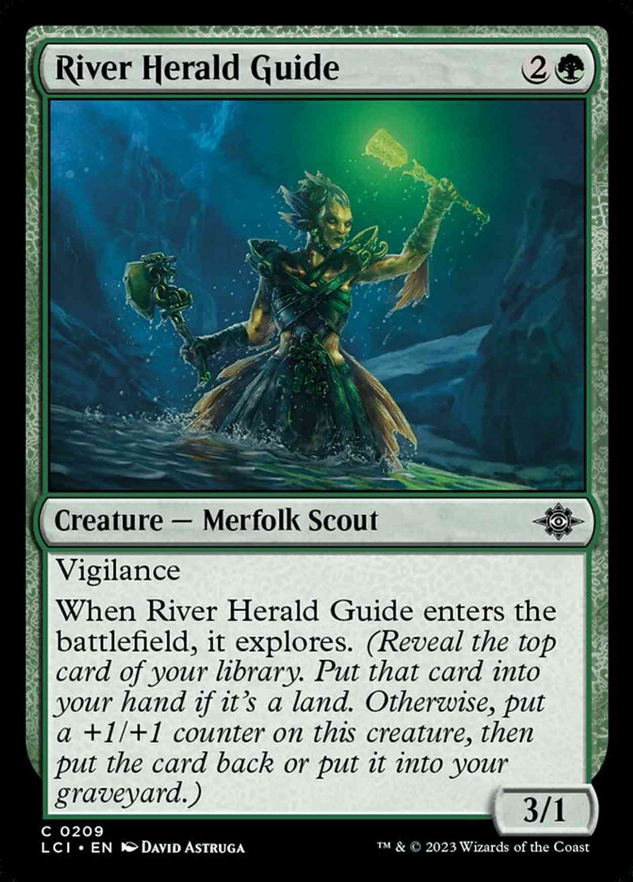 River Herald Guide magic card front