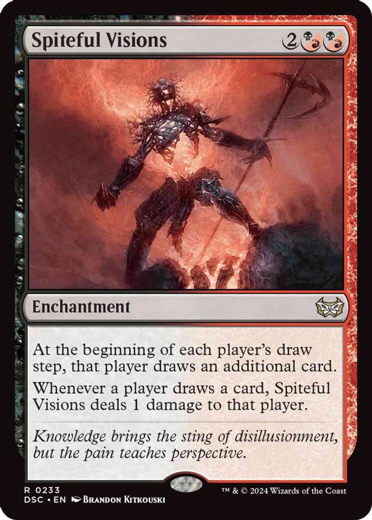 Spiteful Visions magic card front