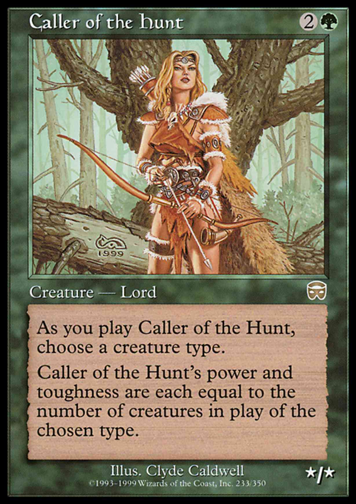 Caller of the Hunt magic card front