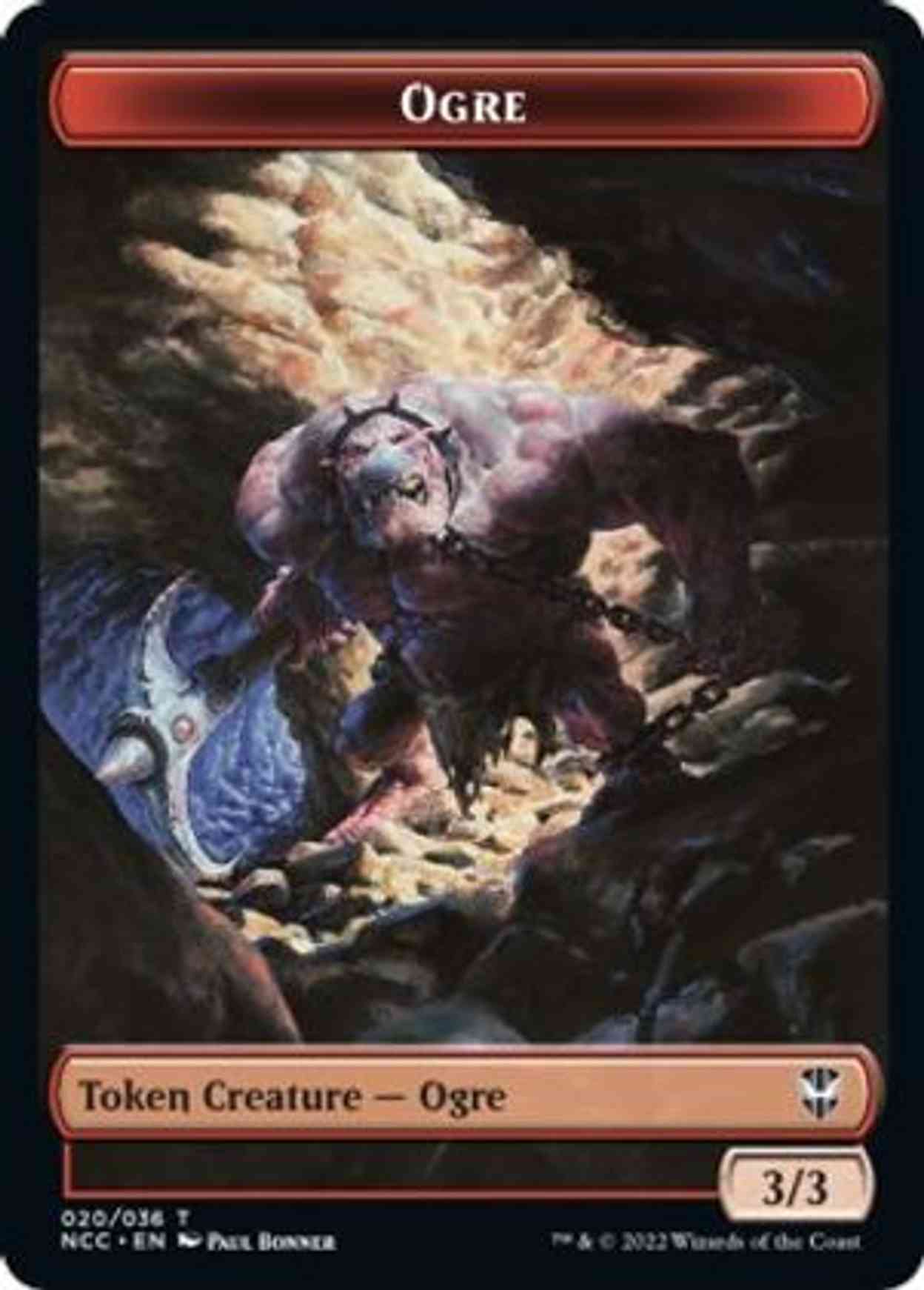 Ogre // Insect Double-sided Token magic card front