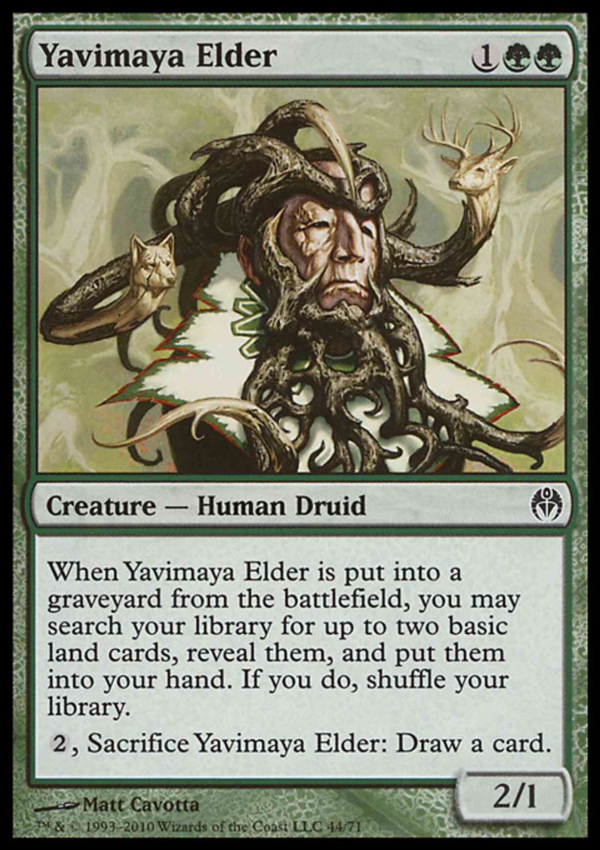 Yavimaya Elder magic card front
