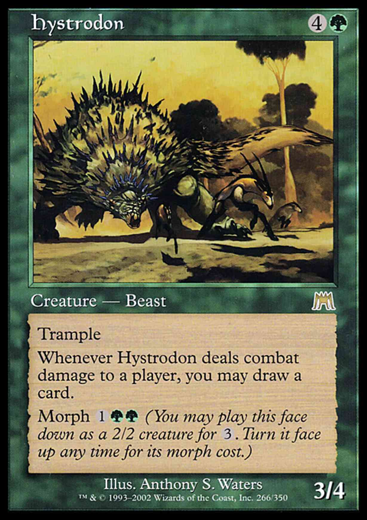 Hystrodon magic card front