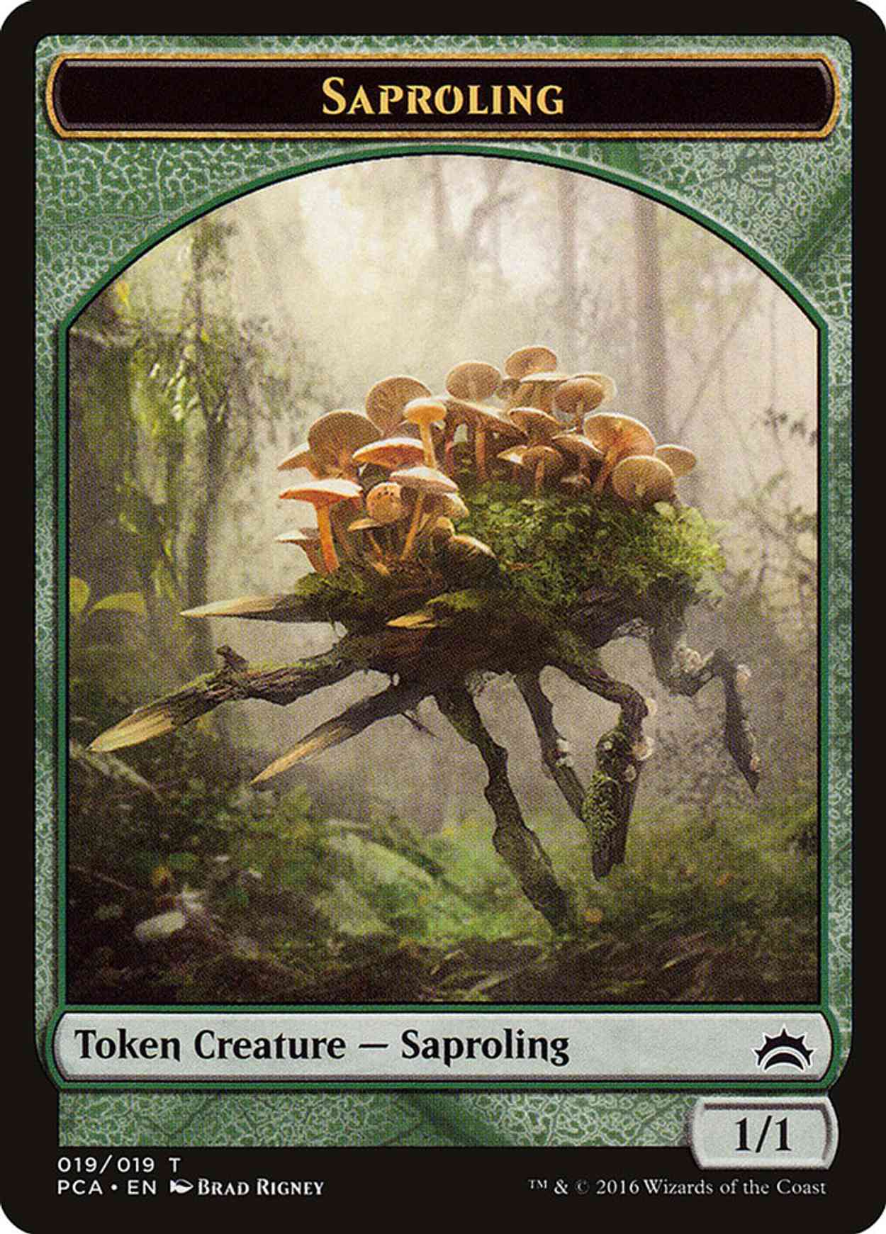 Saproling // Goblin Double-sided Token magic card front