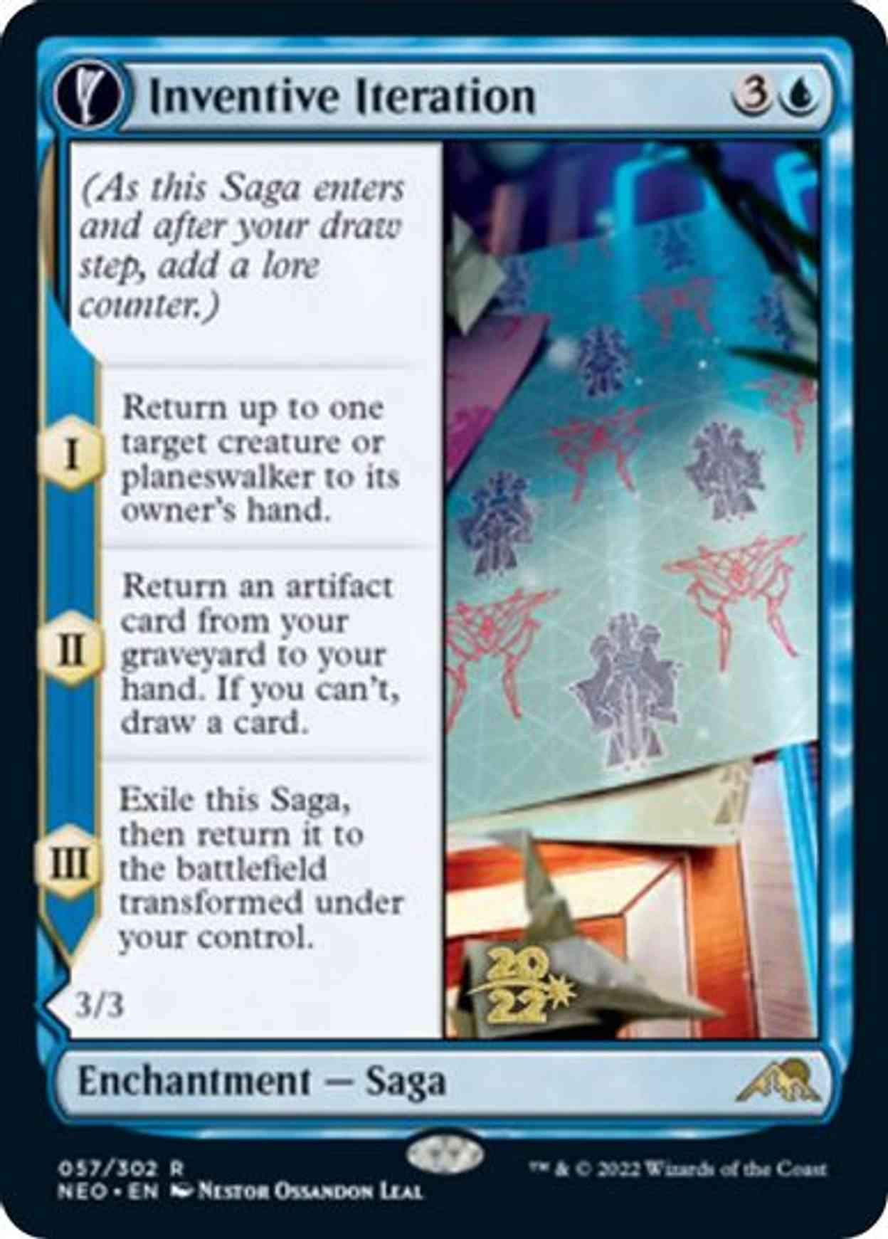 Inventive Iteration magic card front