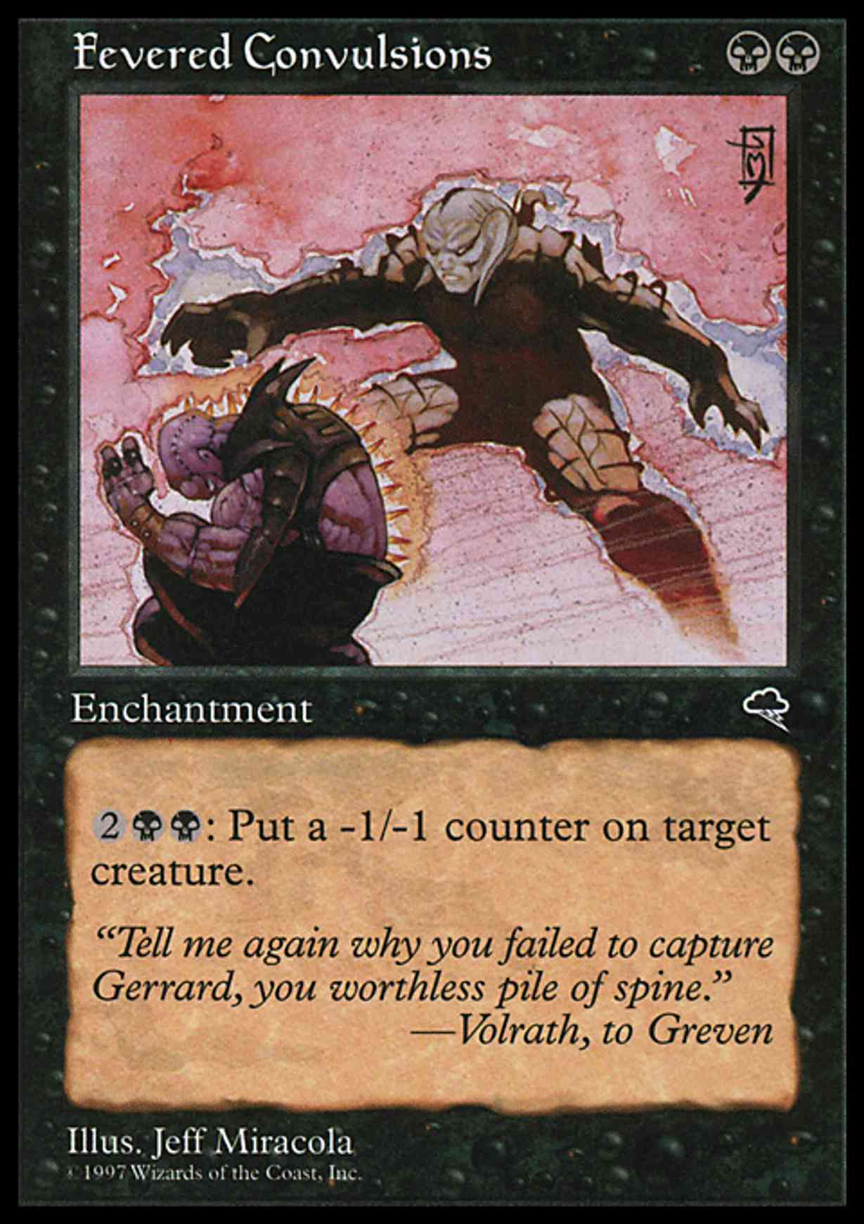 Fevered Convulsions magic card front