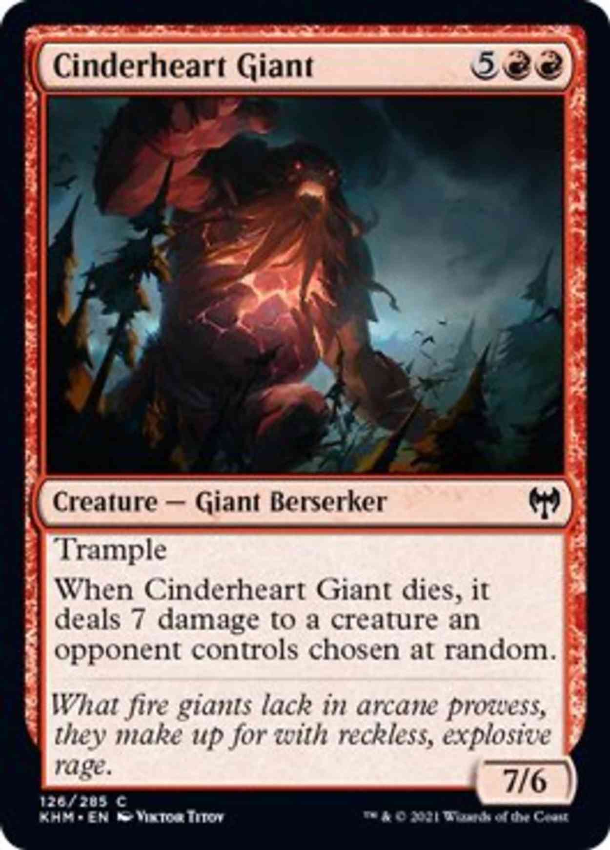 Cinderheart Giant magic card front