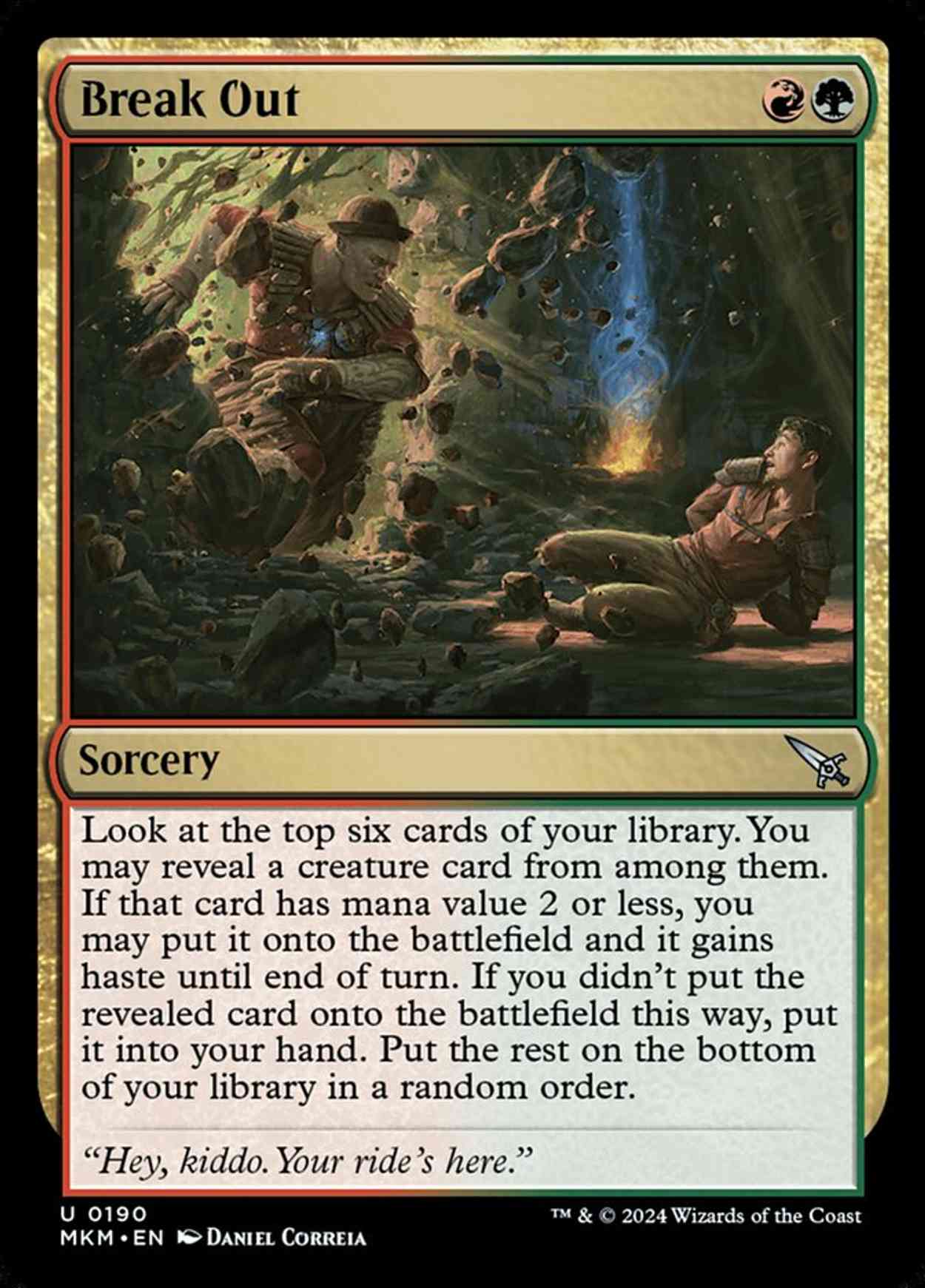 Break Out magic card front