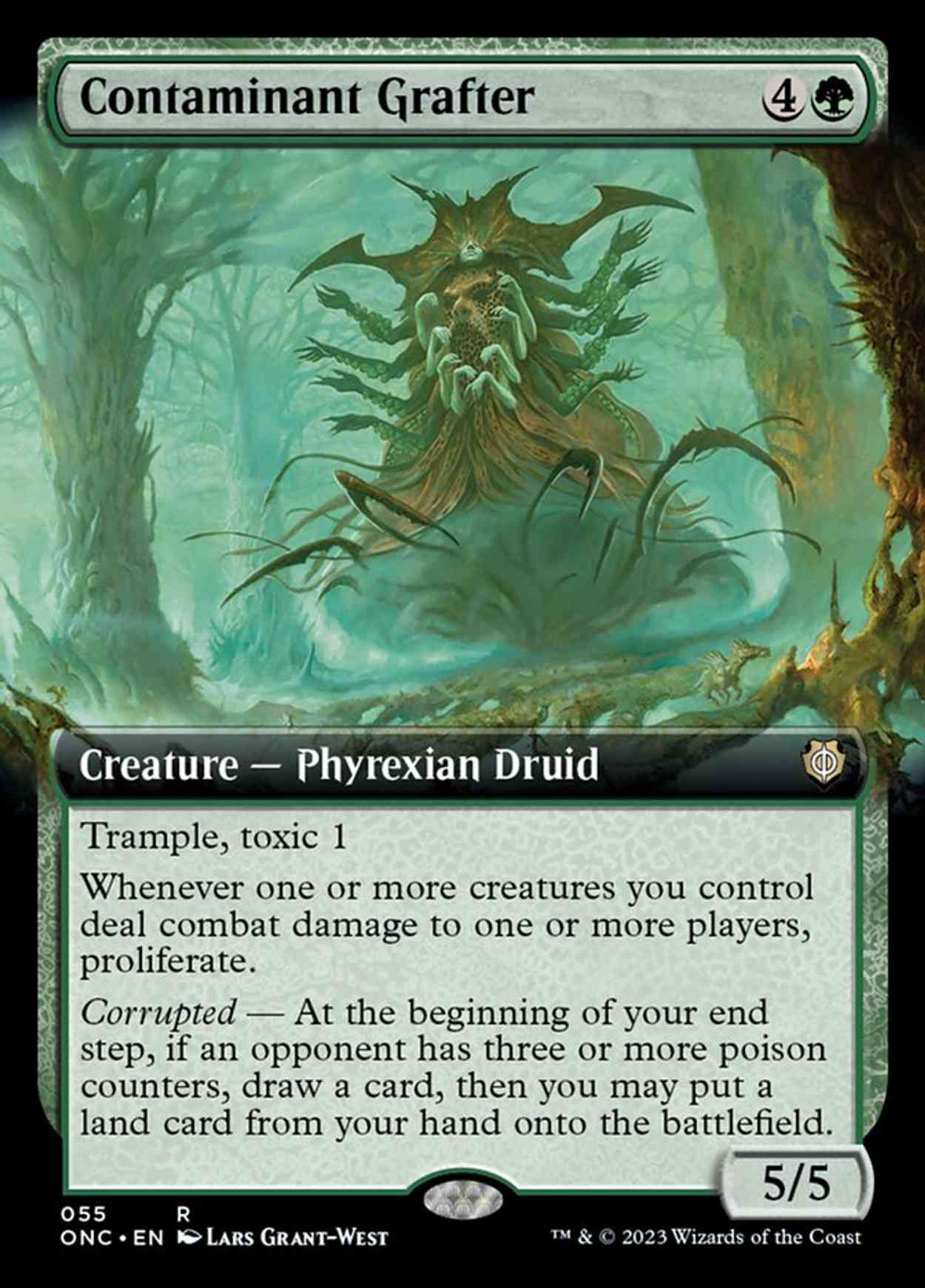 Contaminant Grafter (Extended Art) magic card front