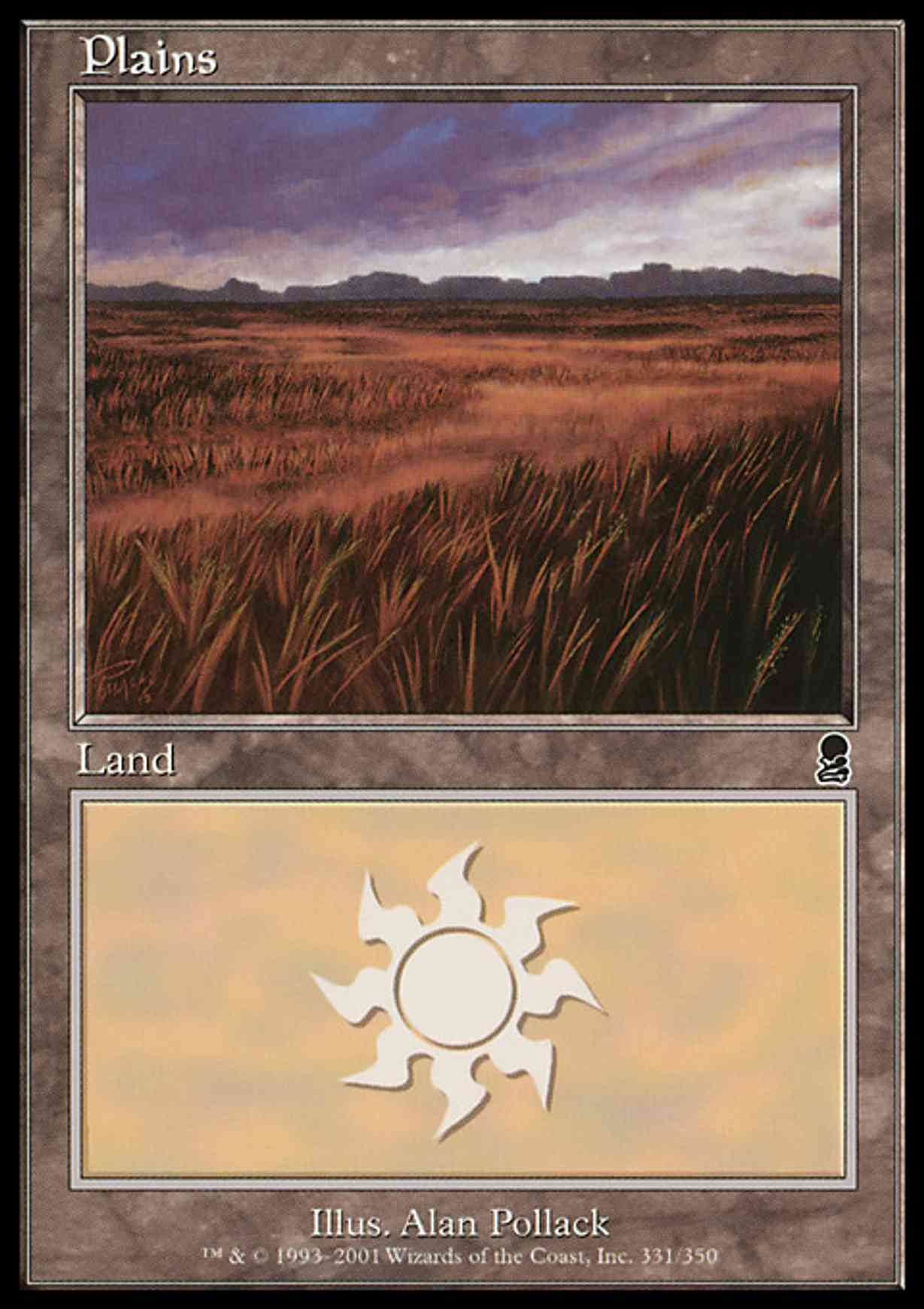 Plains (331) magic card front