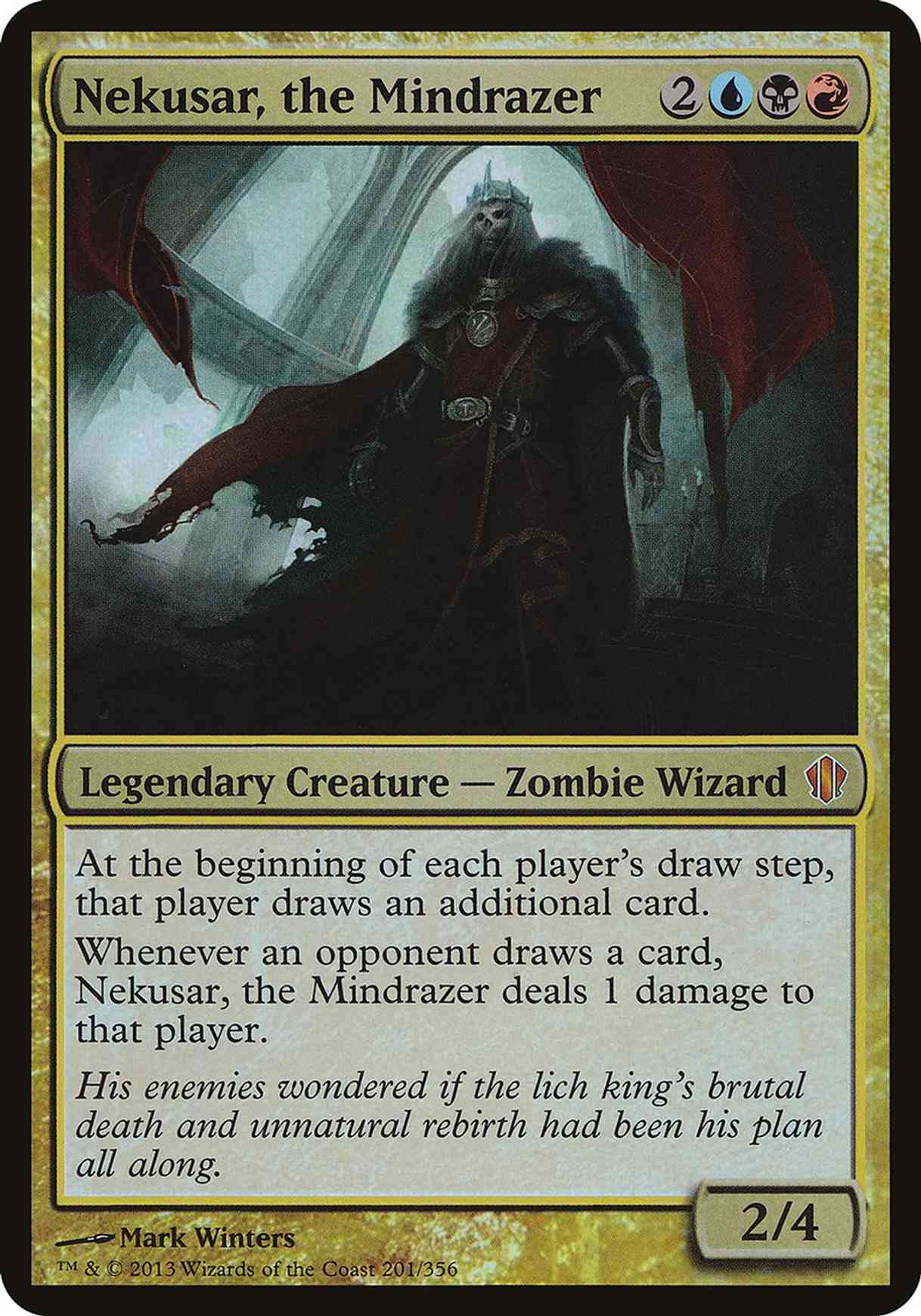 Nekusar, the Mindrazer (Commander 2013) magic card front