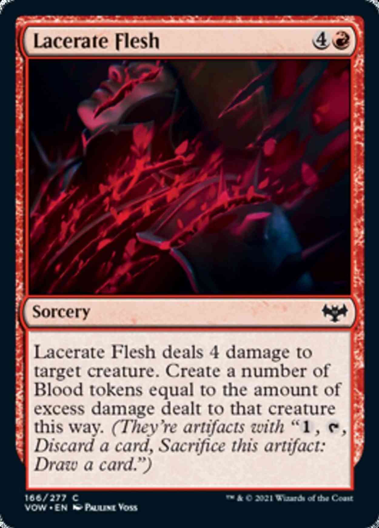 Lacerate Flesh magic card front