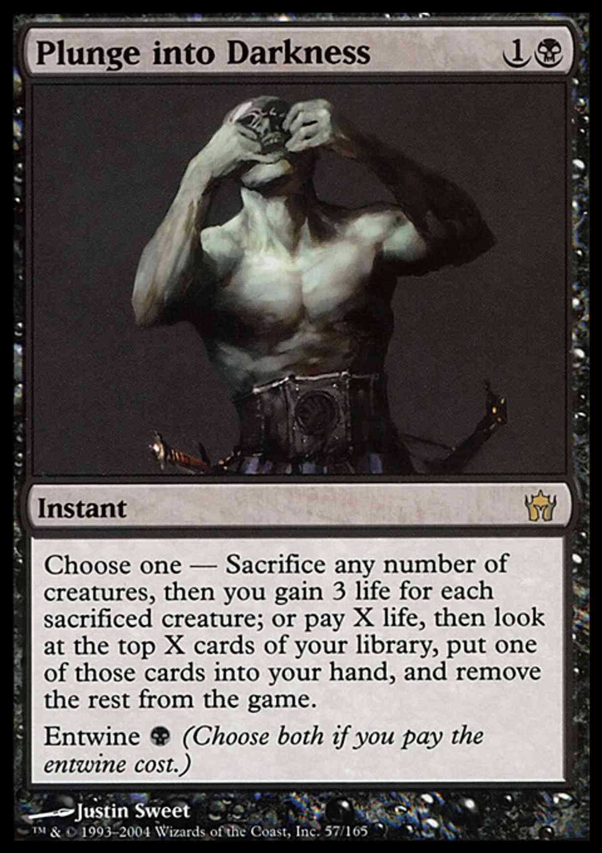 Plunge into Darkness magic card front