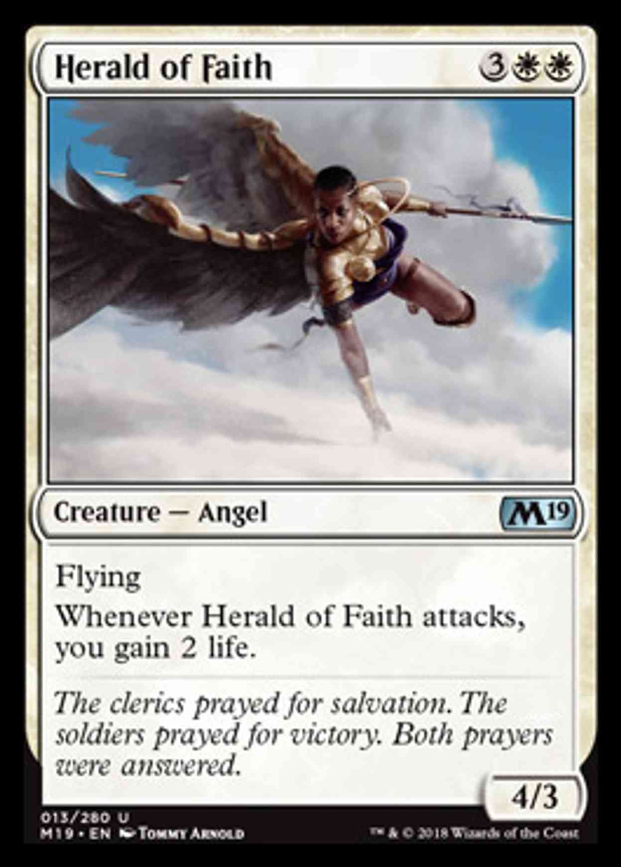 Herald of Faith magic card front