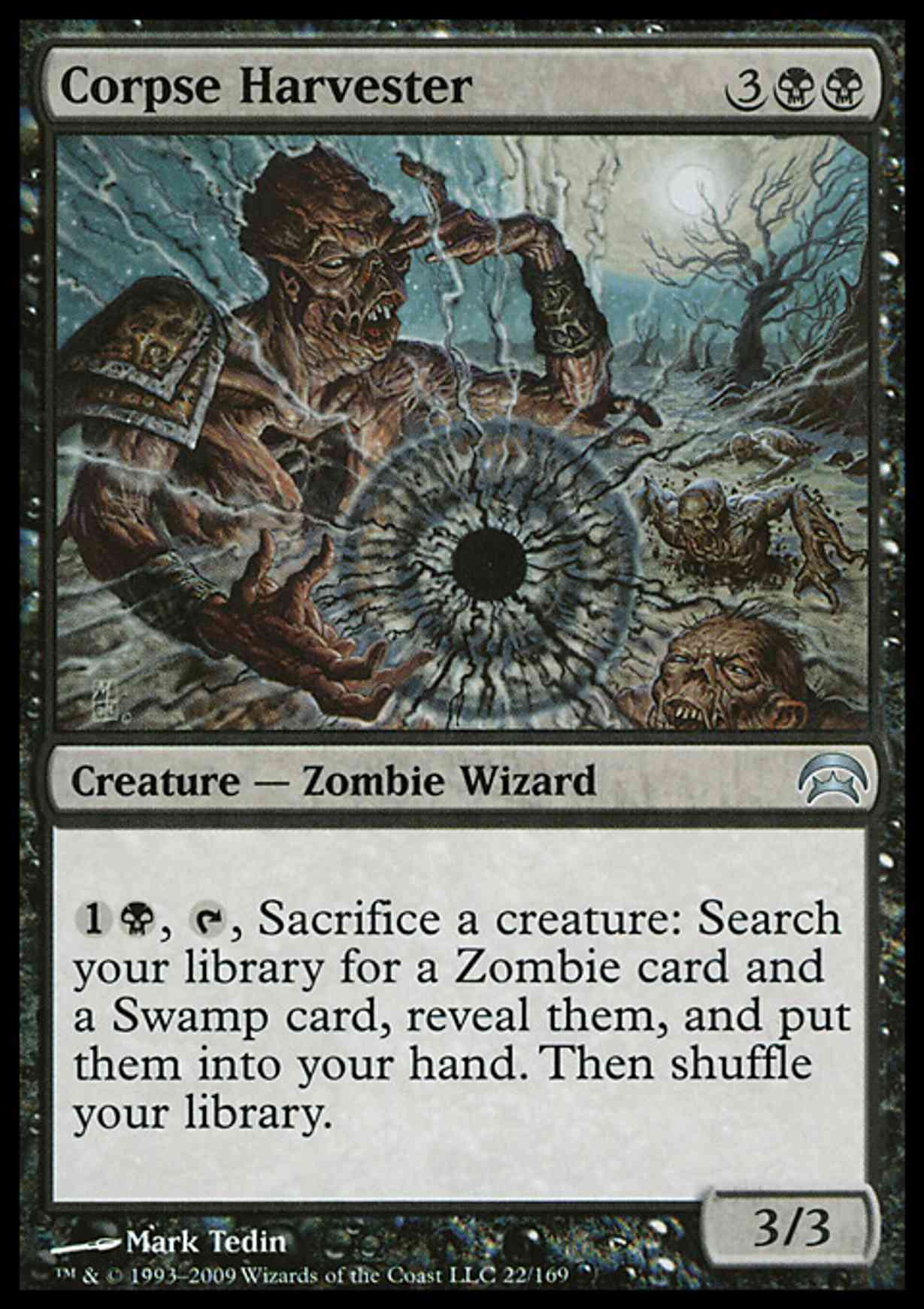 Corpse Harvester magic card front