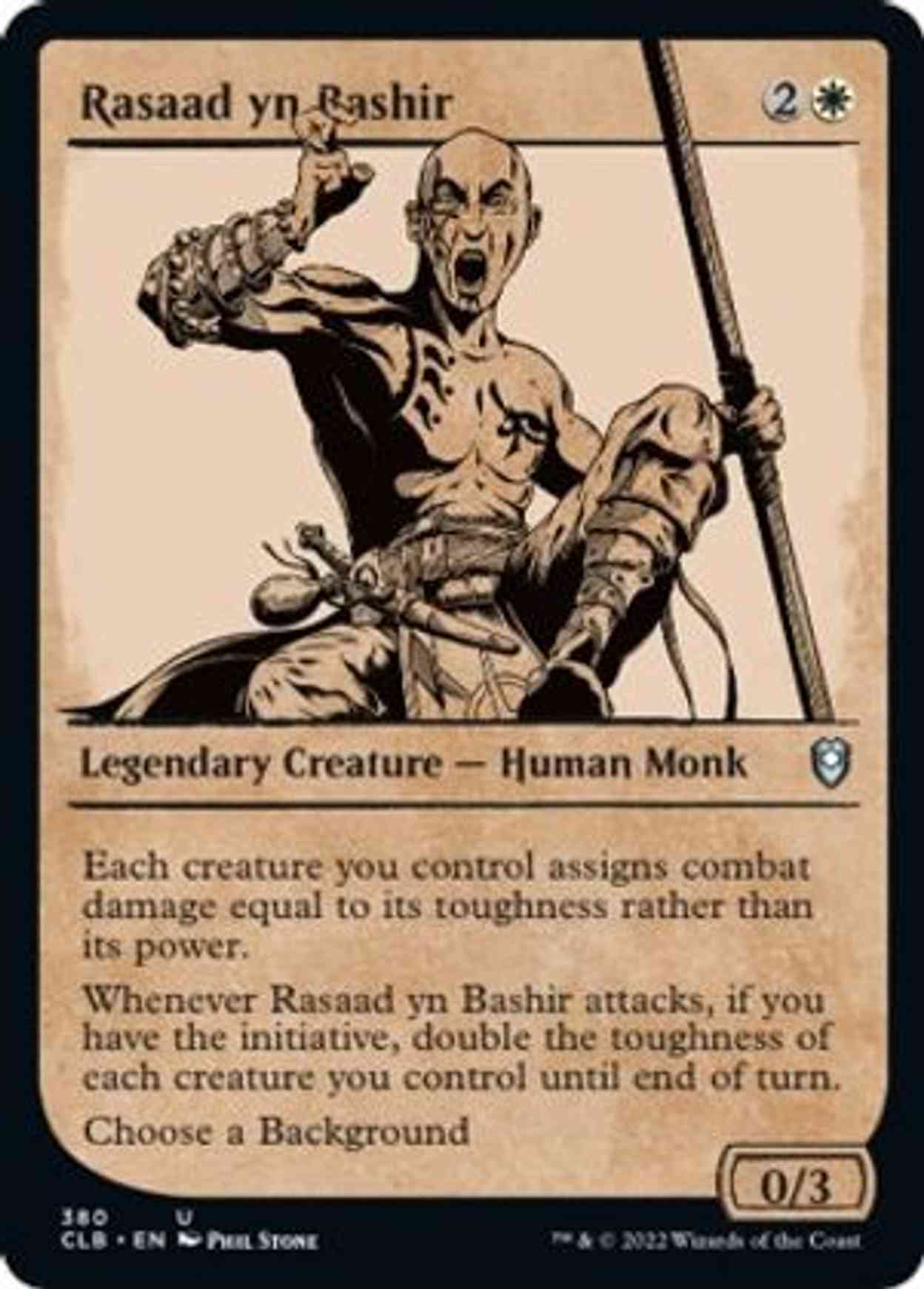 Rasaad yn Bashir (Showcase) magic card front