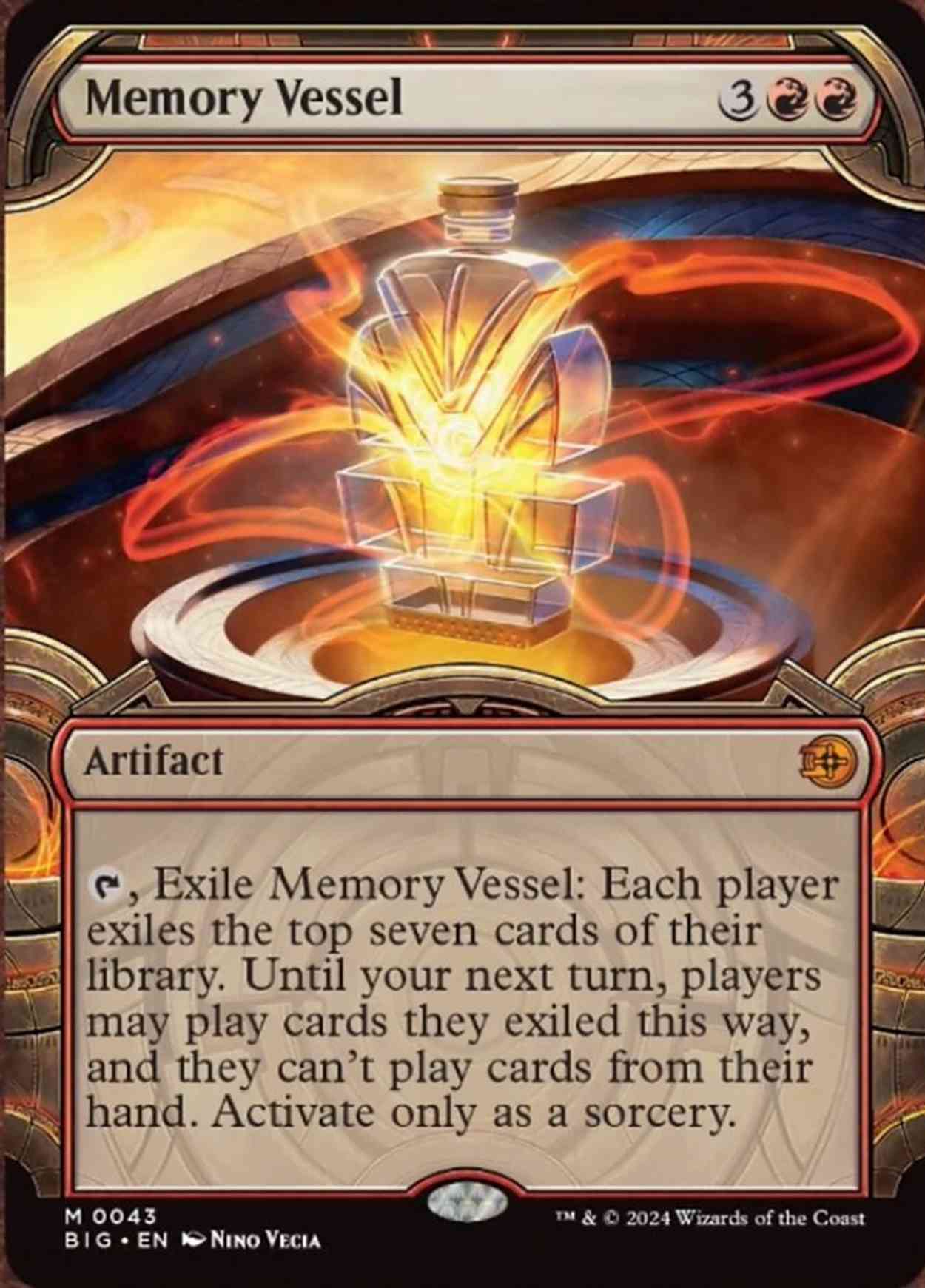 Memory Vessel (Showcase) magic card front