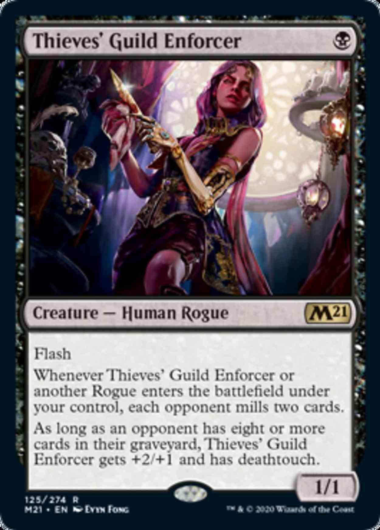 Thieves' Guild Enforcer magic card front