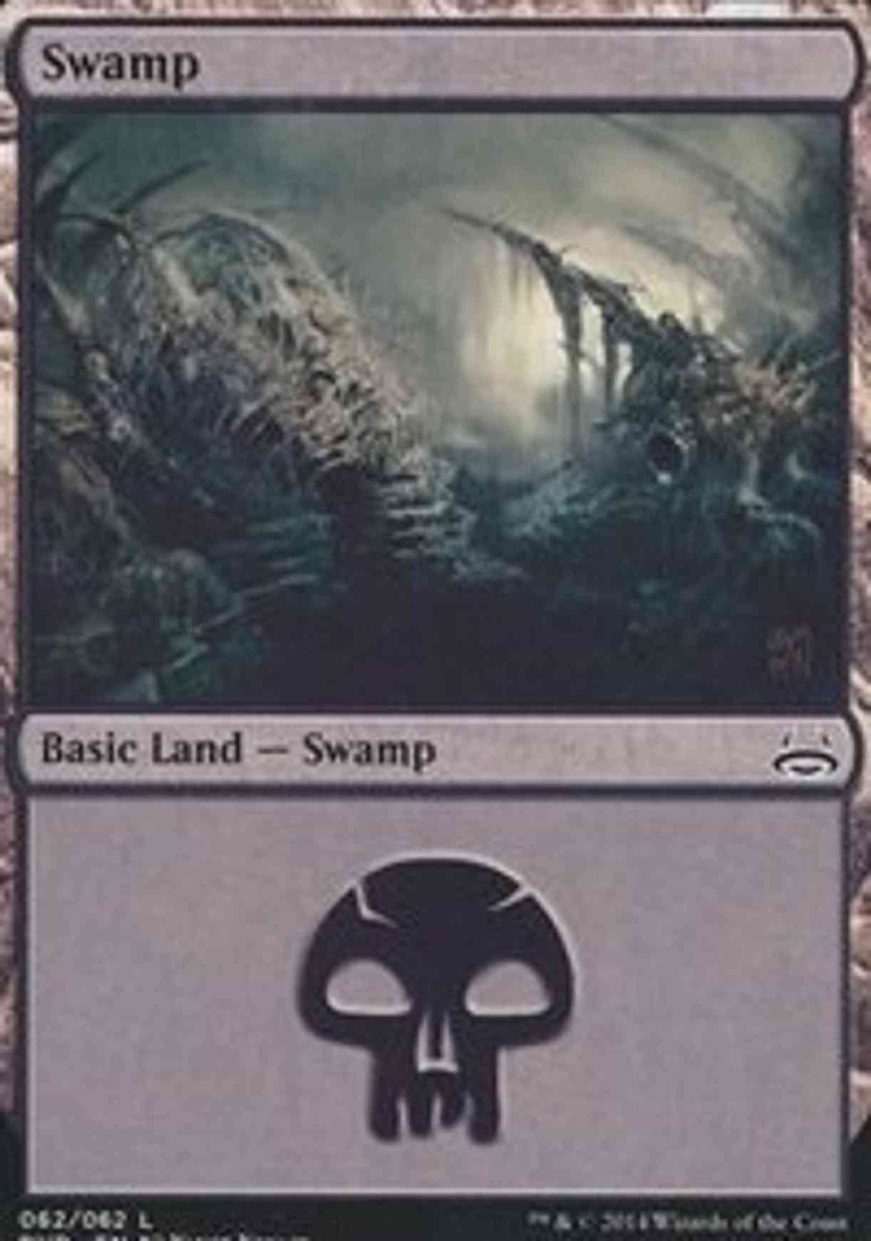 Swamp (62) (Divine vs Demonic) magic card front