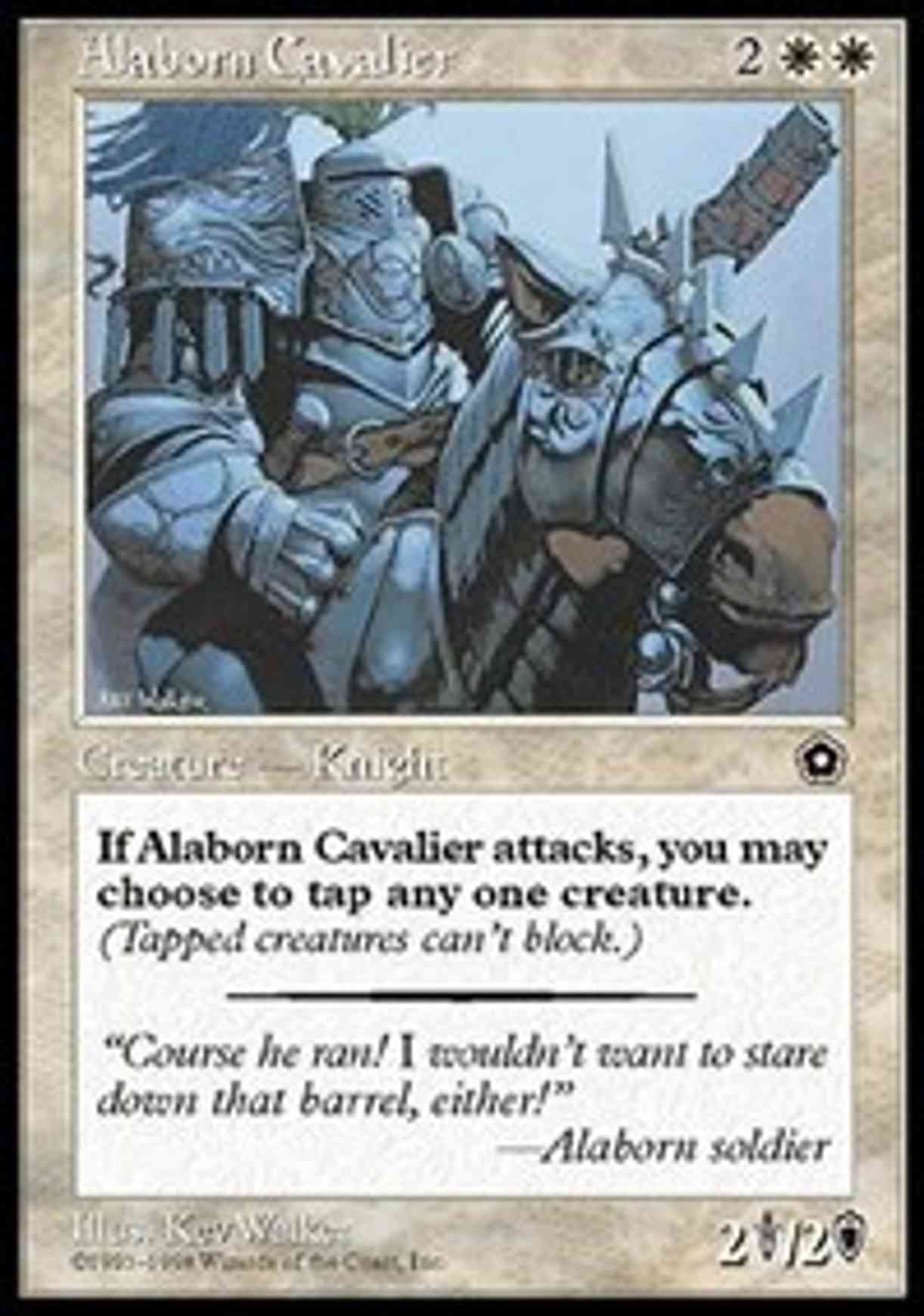 Alaborn Cavalier magic card front