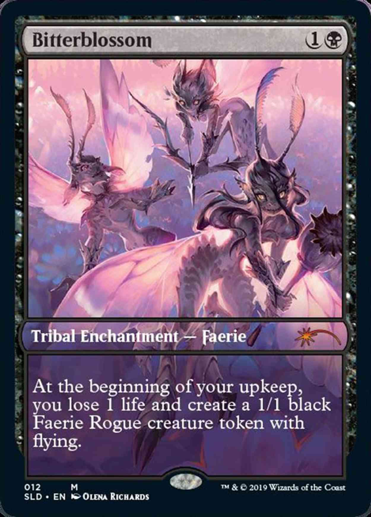 Bitterblossom magic card front
