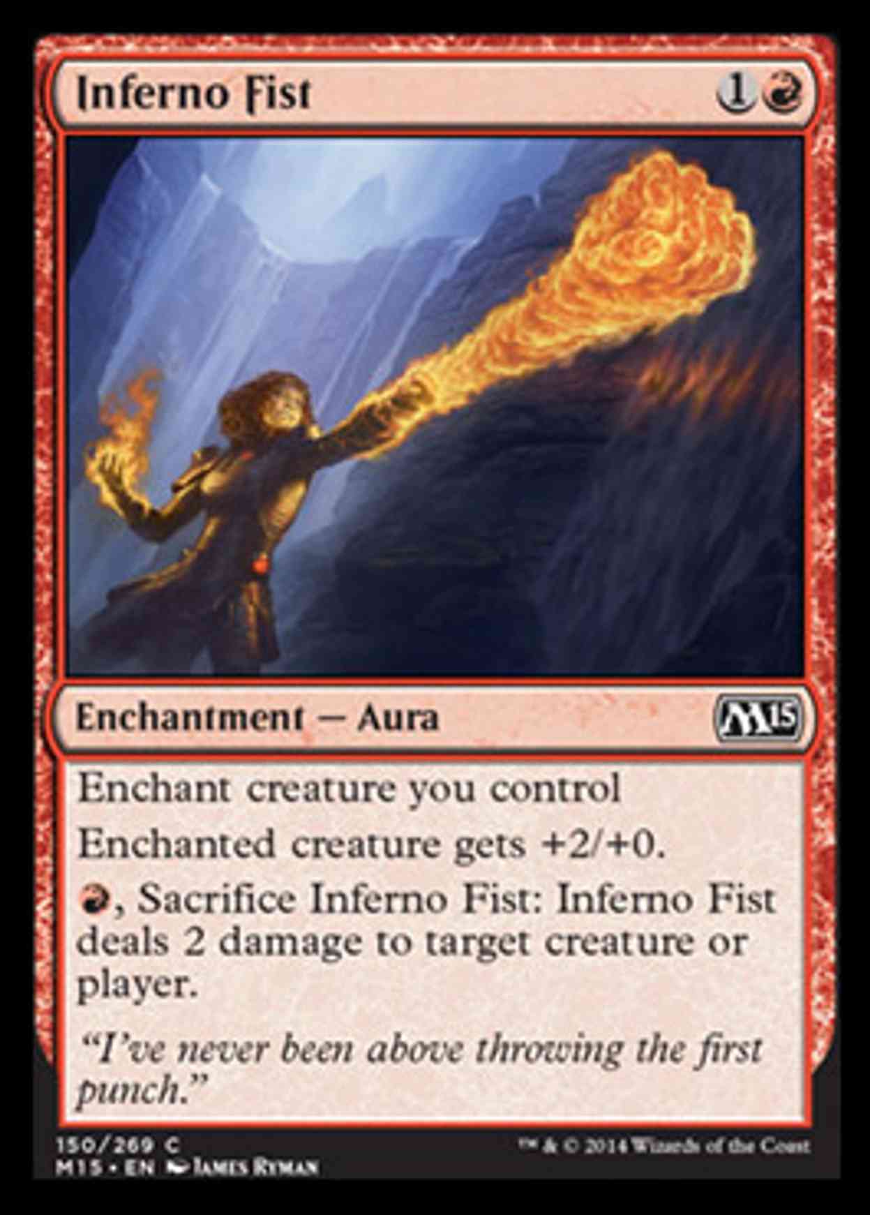 Inferno Fist magic card front