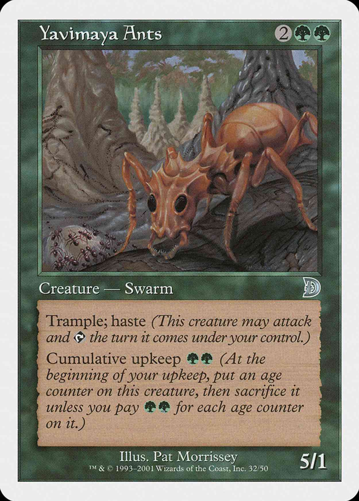 Yavimaya Ants magic card front
