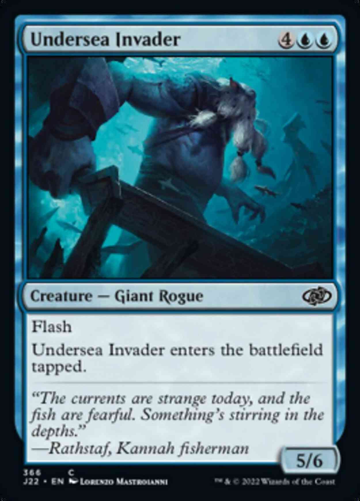 Undersea Invader magic card front