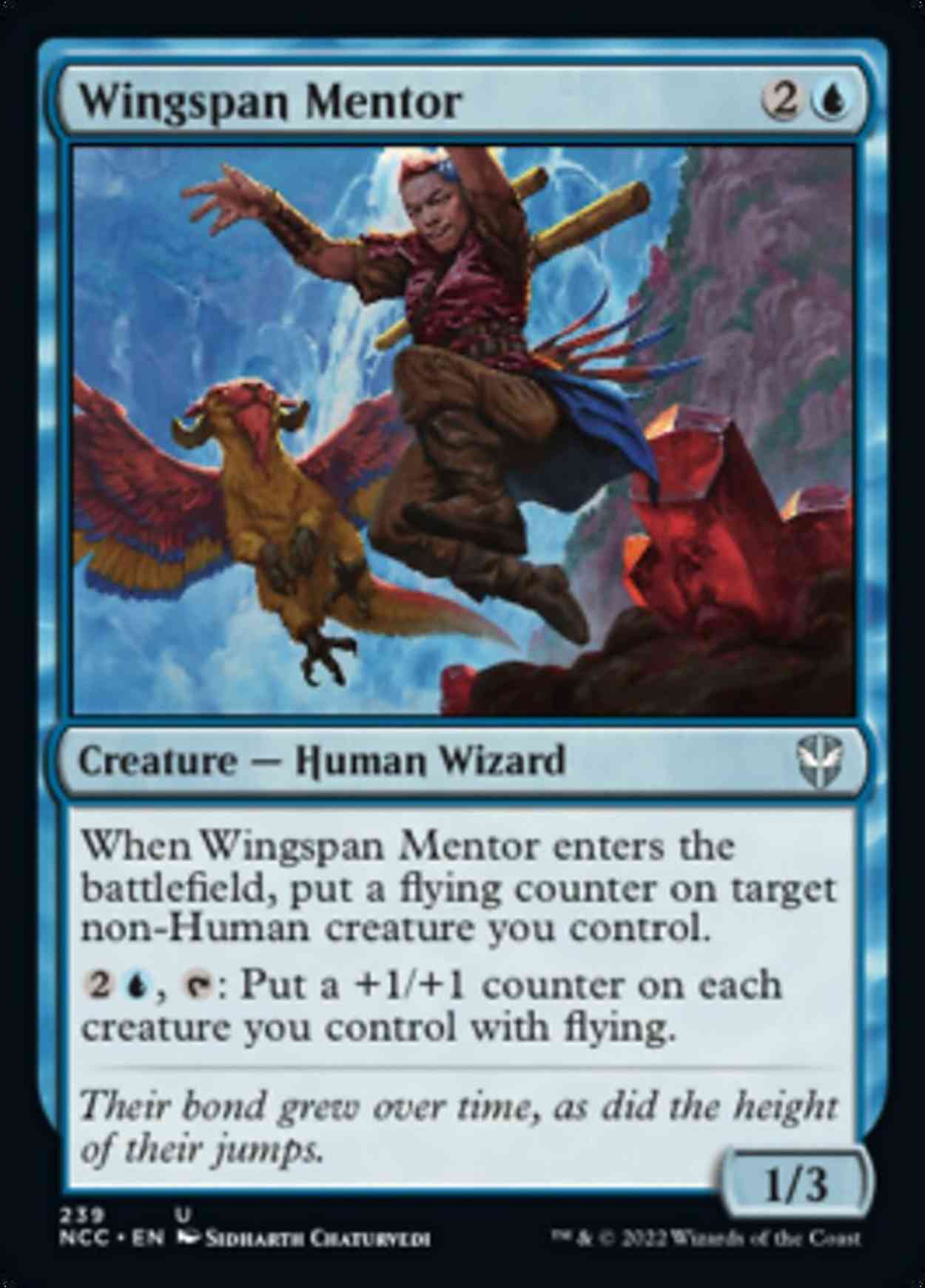 Wingspan Mentor magic card front
