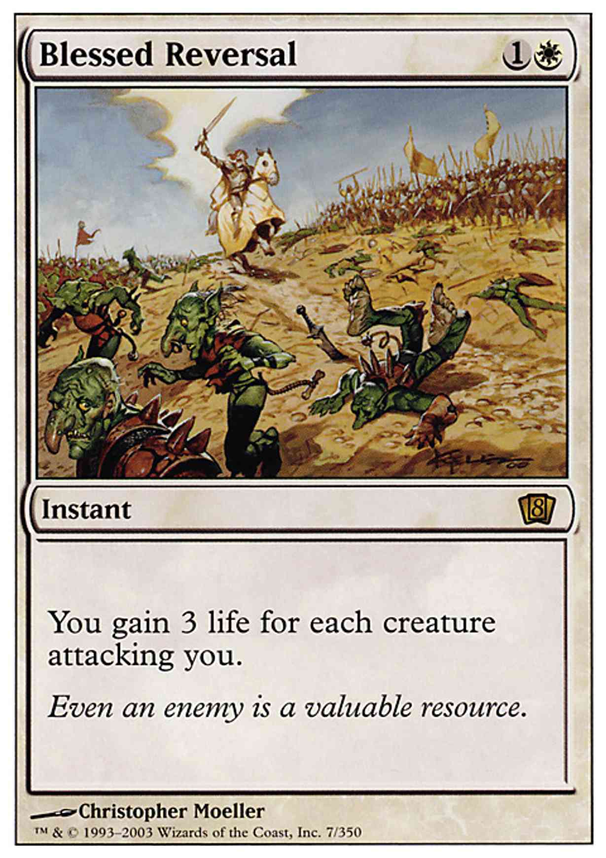 Blessed Reversal magic card front