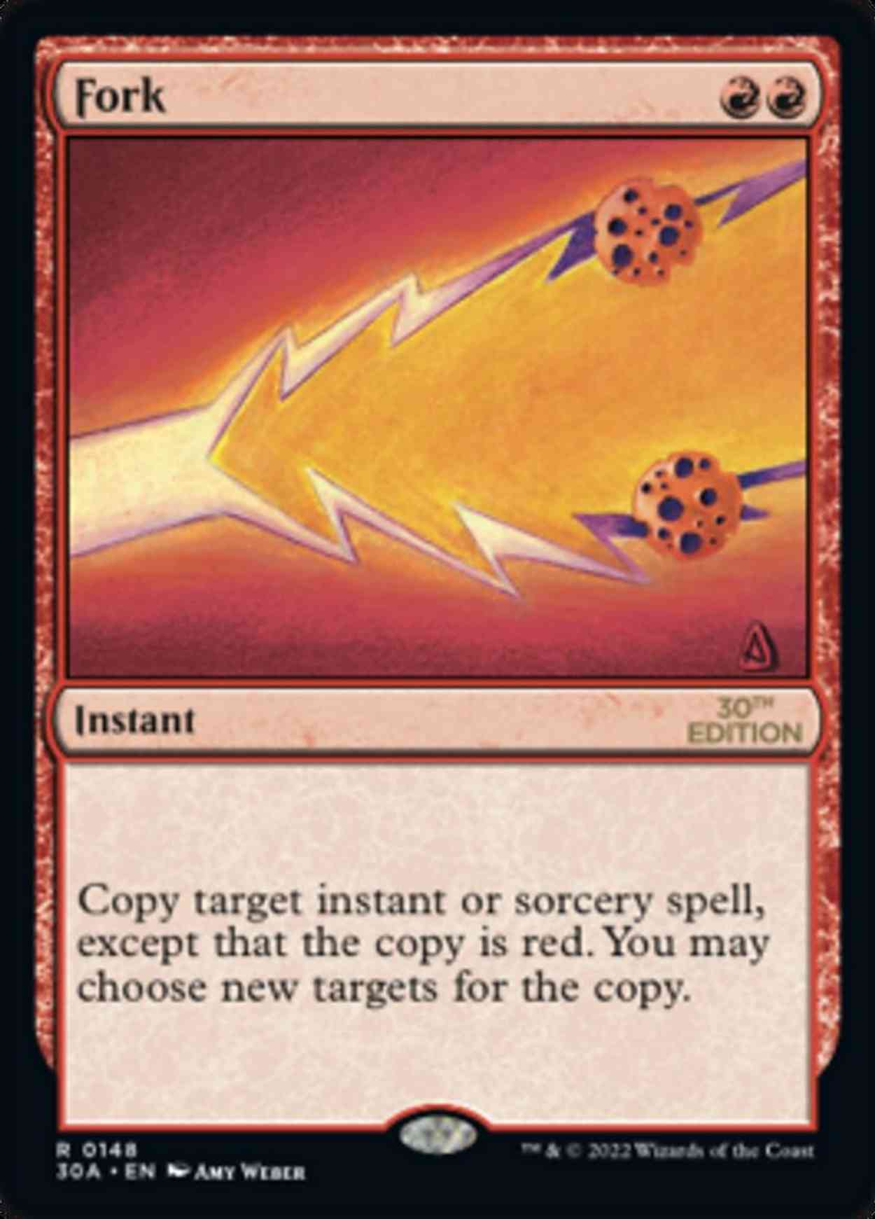 Fork magic card front