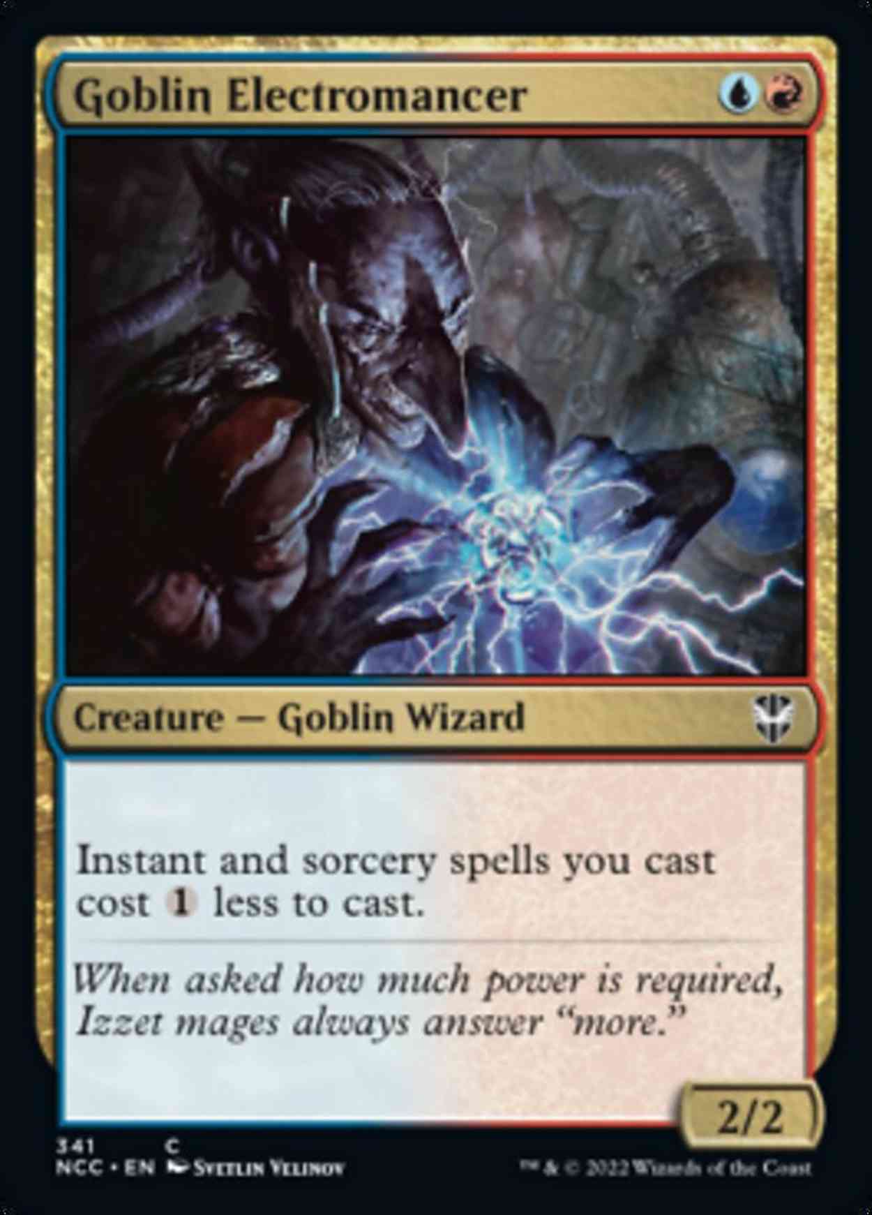 Goblin Electromancer magic card front