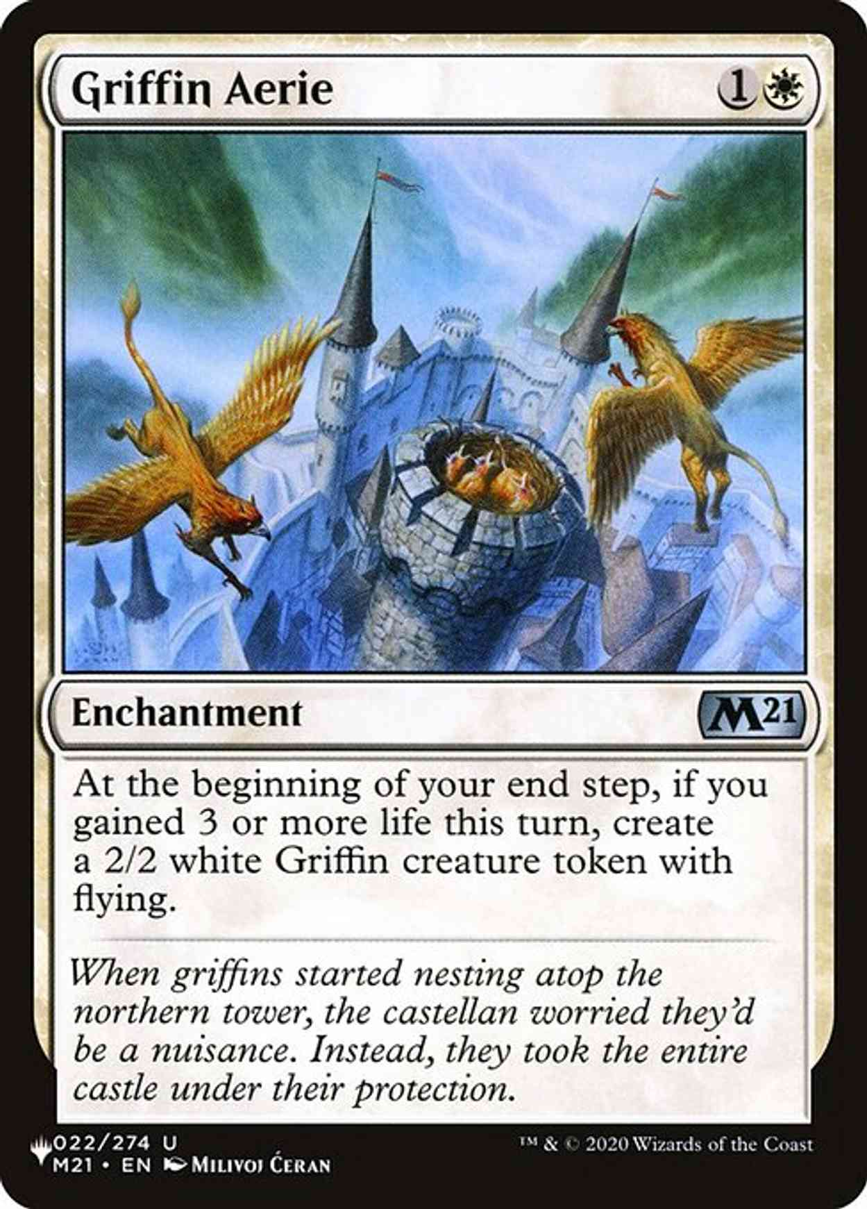 Griffin Aerie magic card front