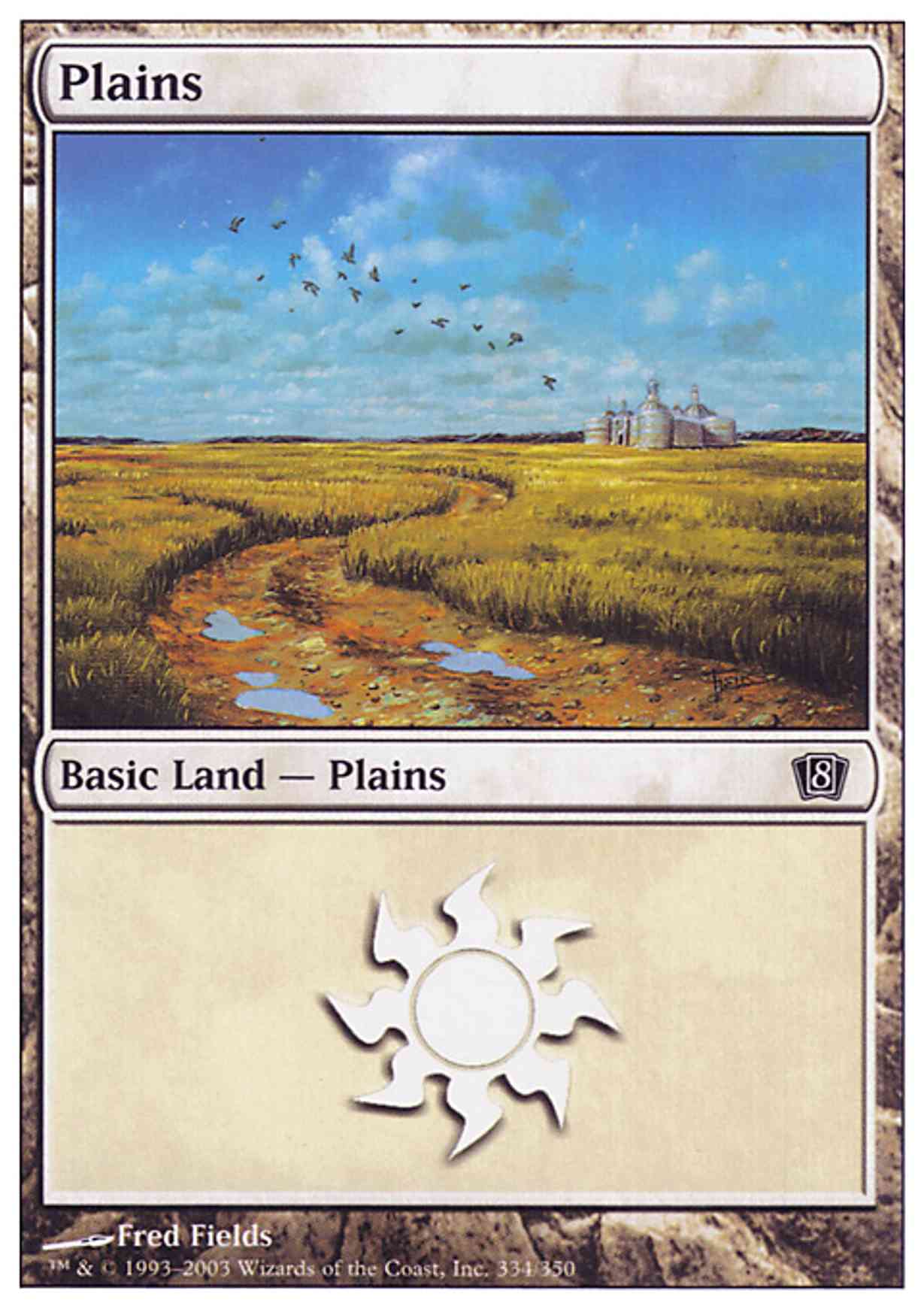 Plains (334) magic card front