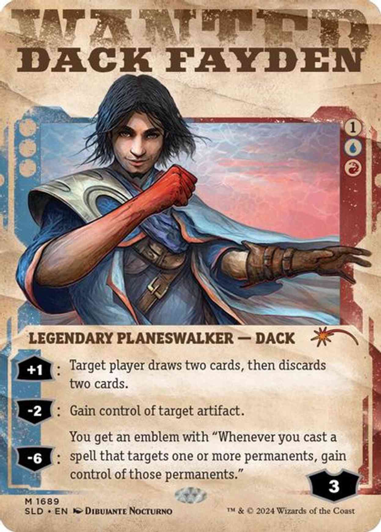 Dack Fayden (1689) magic card front