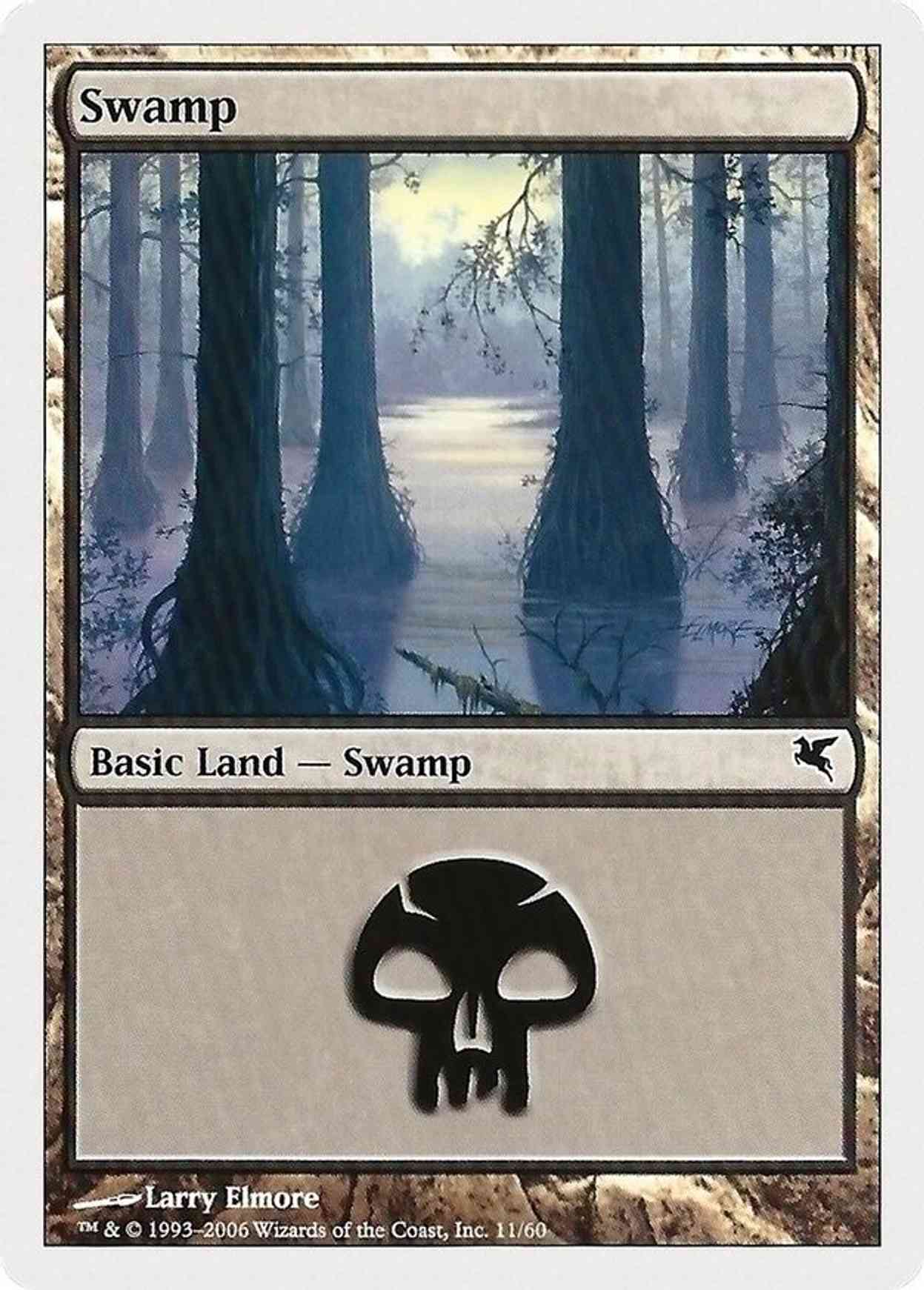 Swamp (11) magic card front