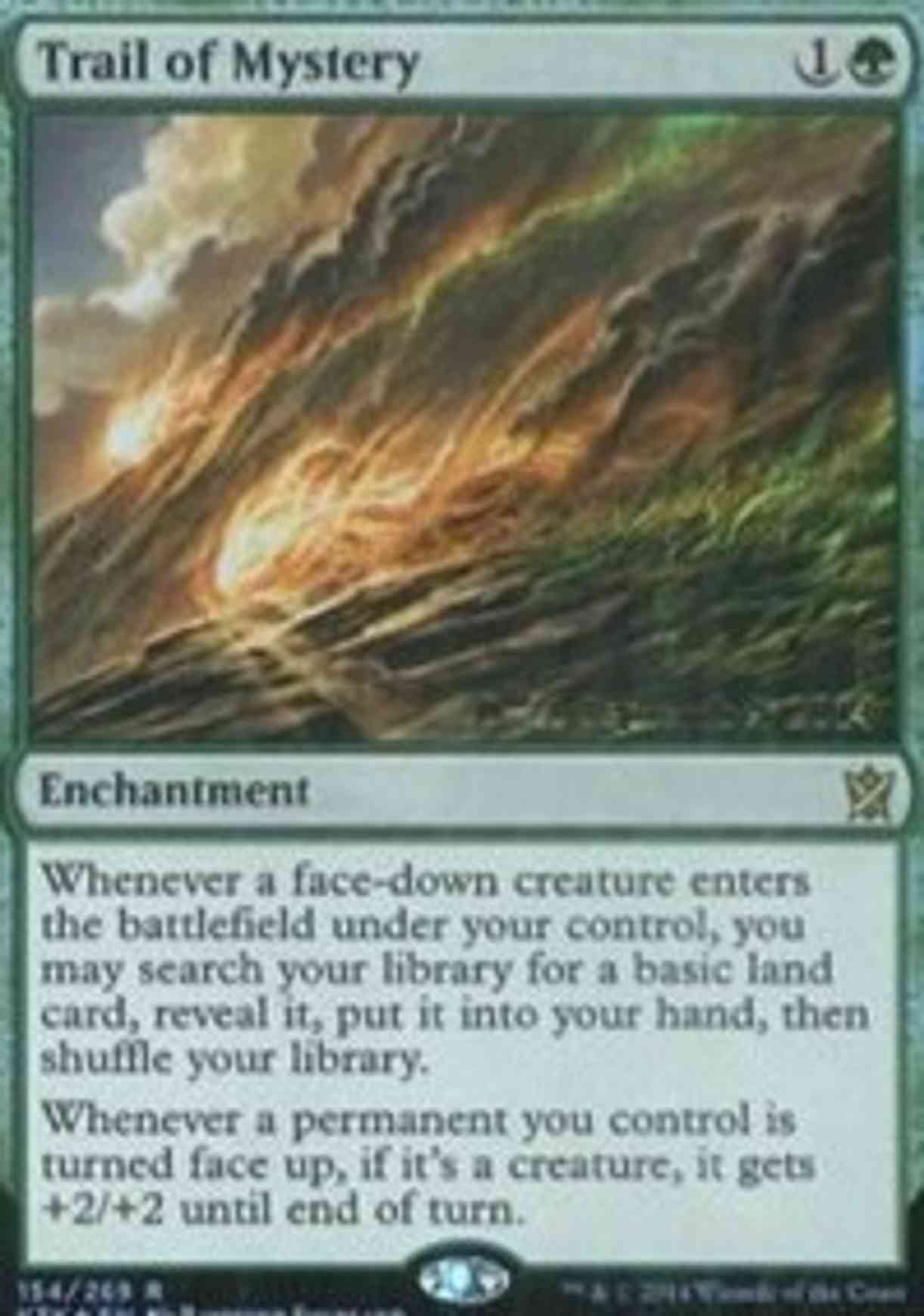 Trail of Mystery magic card front
