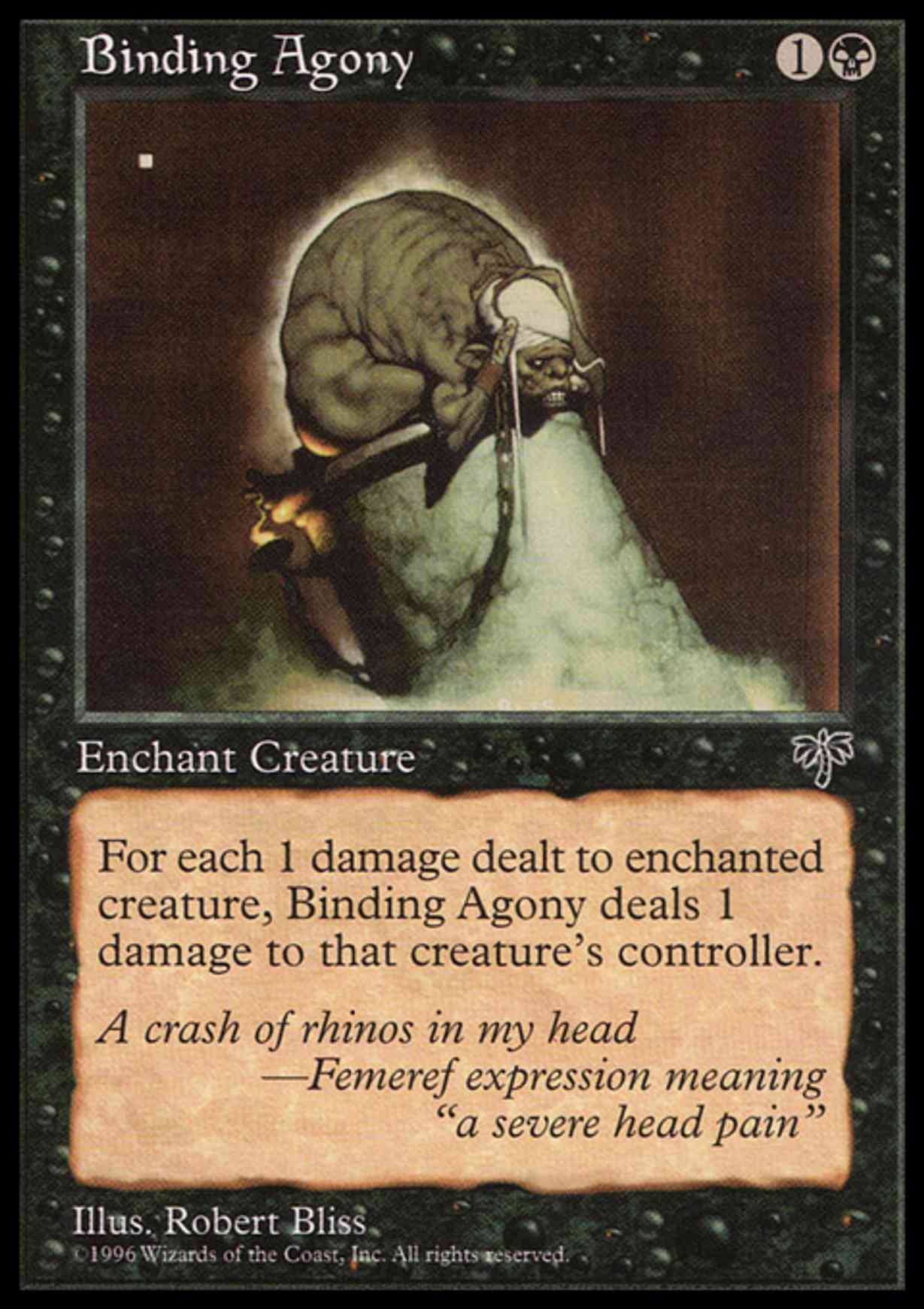 Binding Agony magic card front